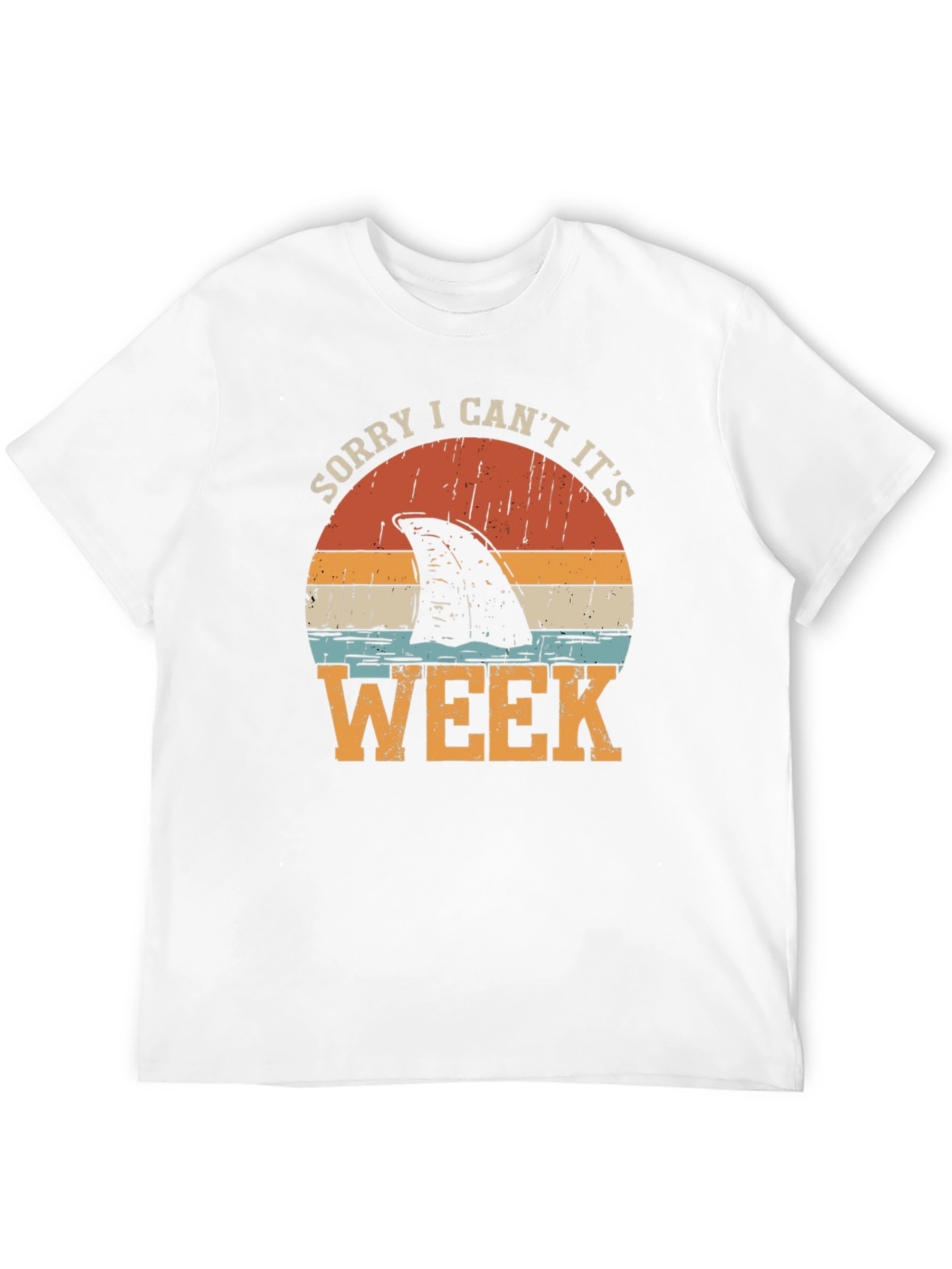 Sorry I Cant Its Shark Week Graphic Tee
