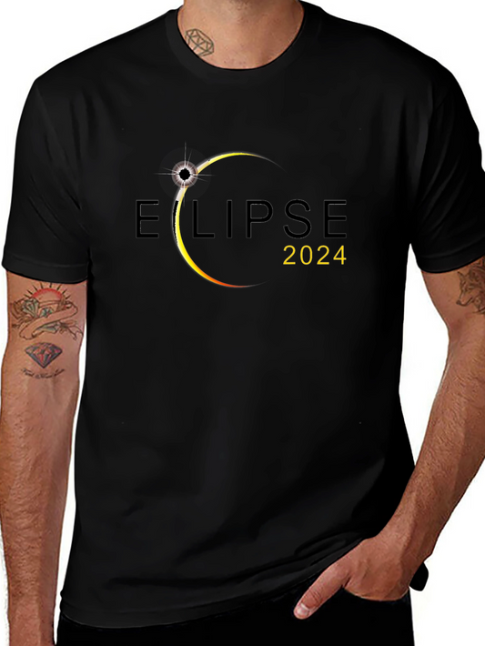 Eclipse 2024 Graphic T-Shirt - Total Solar Eclipse Souvenir Tee