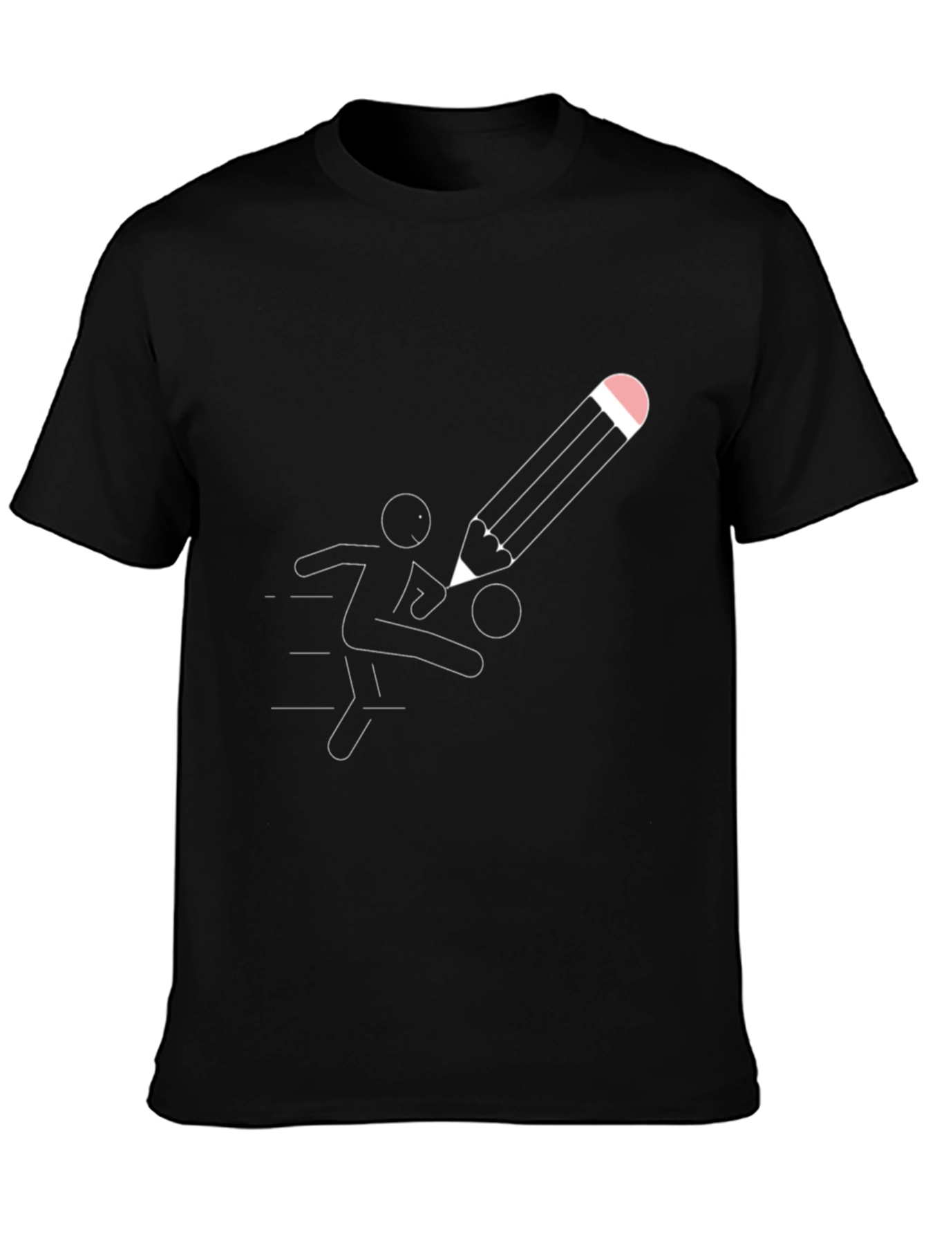 Pencil Kick T-Shirt - Unique Graphic Tee