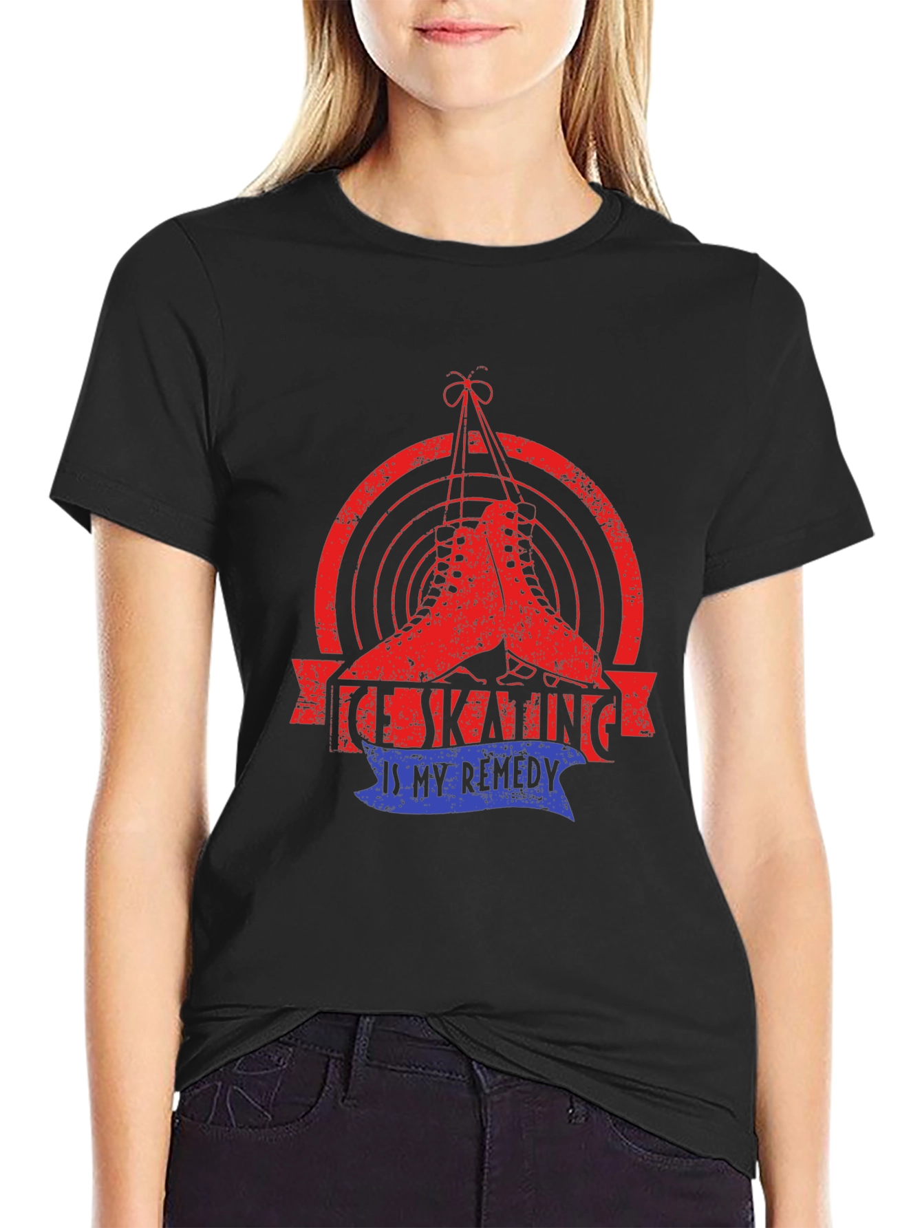 Ice Skating Remedy Graphic Tee