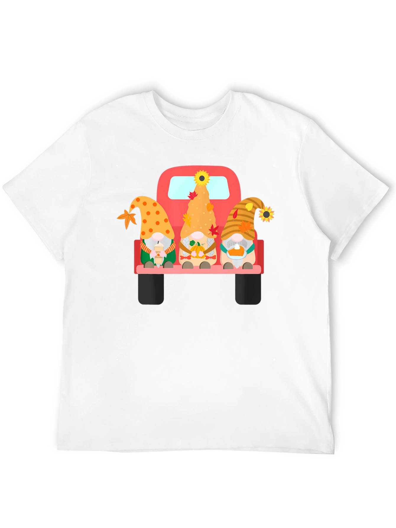 Fall Gnomes Truck Graphic Tee