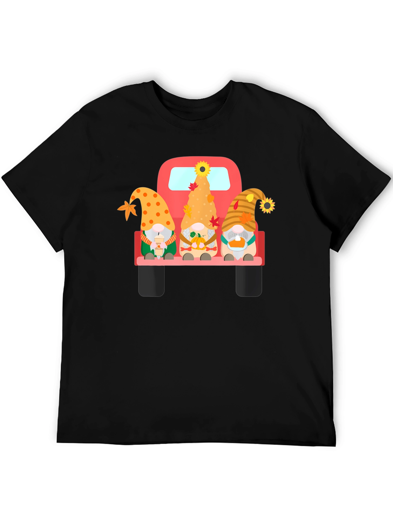 Fall Gnomes Truck Graphic Tee