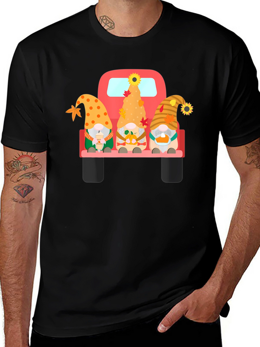 Fall Gnomes Truck Graphic Tee