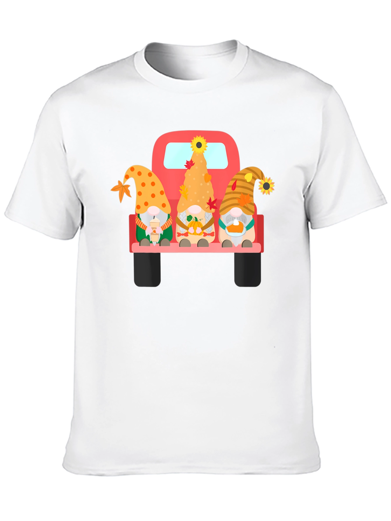 Fall Gnomes Truck Graphic Tee