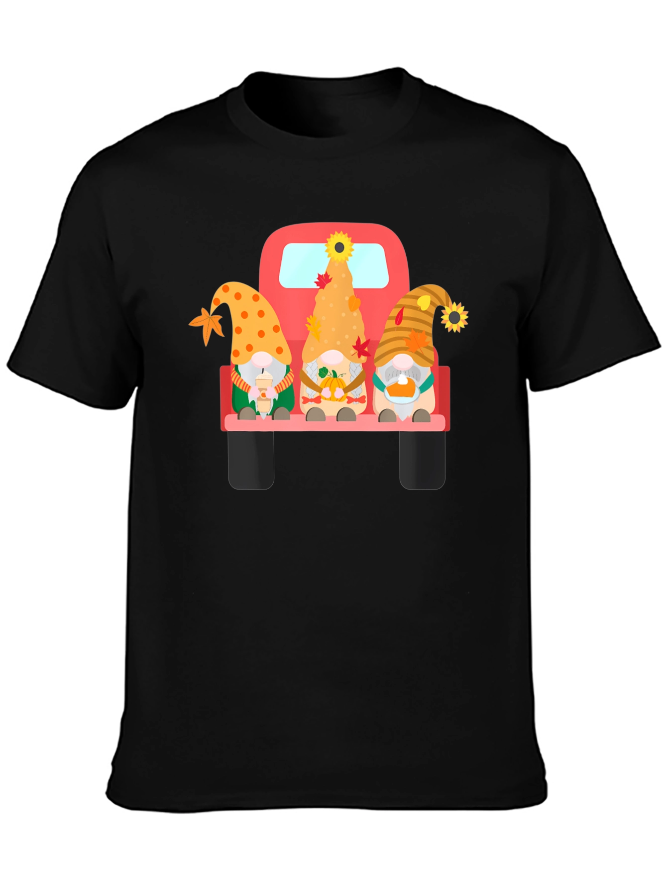 Fall Gnomes Truck Graphic Tee