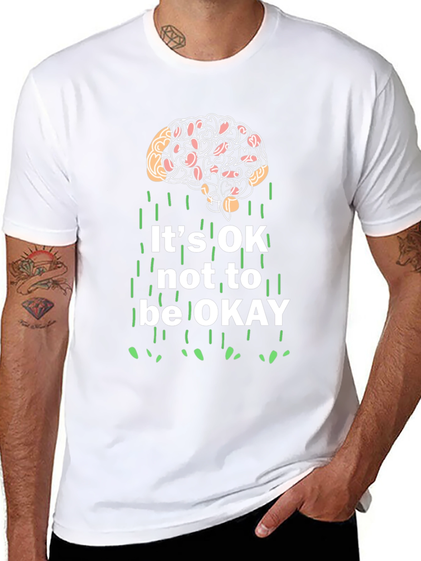 Its OK Not to Be OK Mental Health T-Shirt