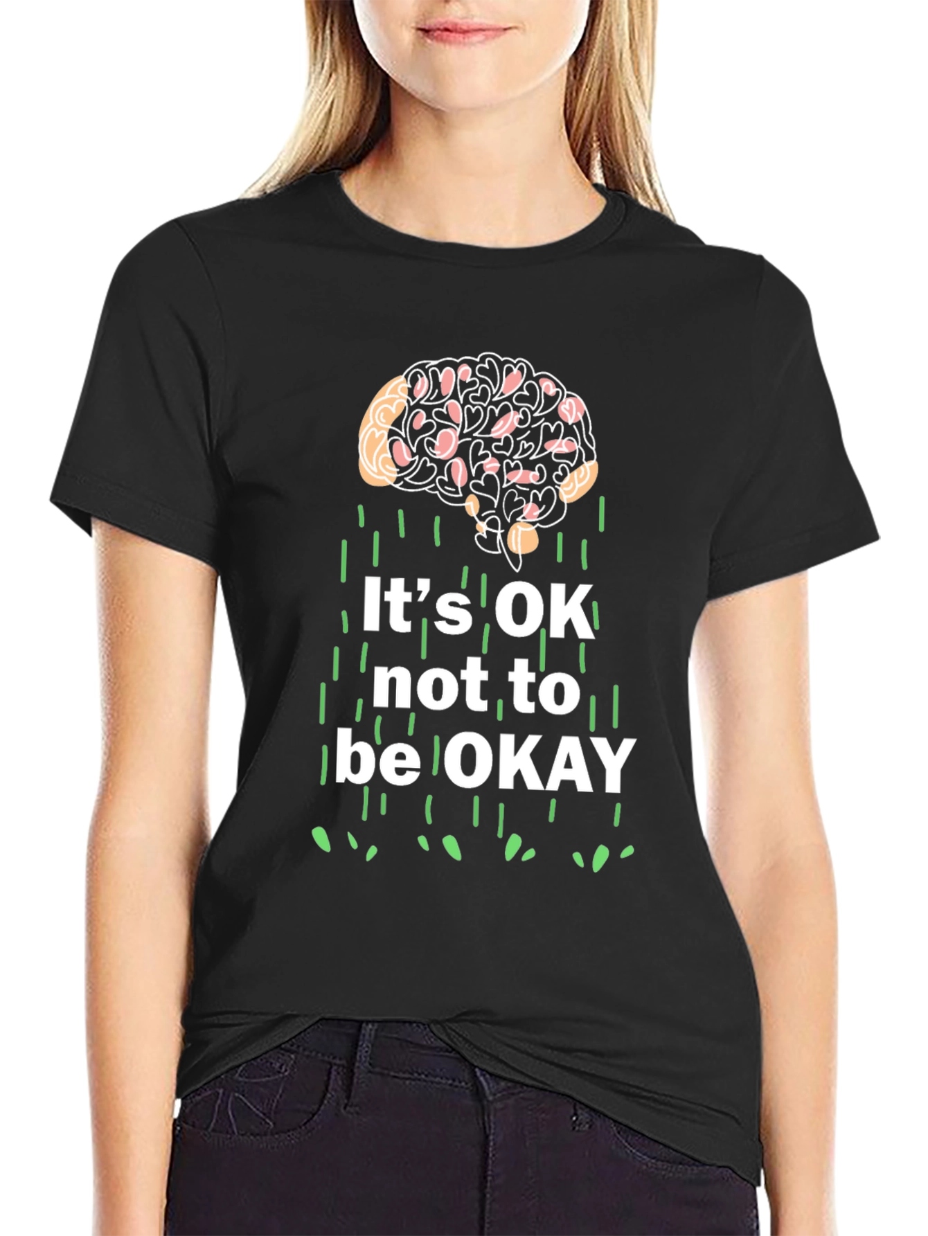 Its OK Not to Be OK Mental Health T-Shirt