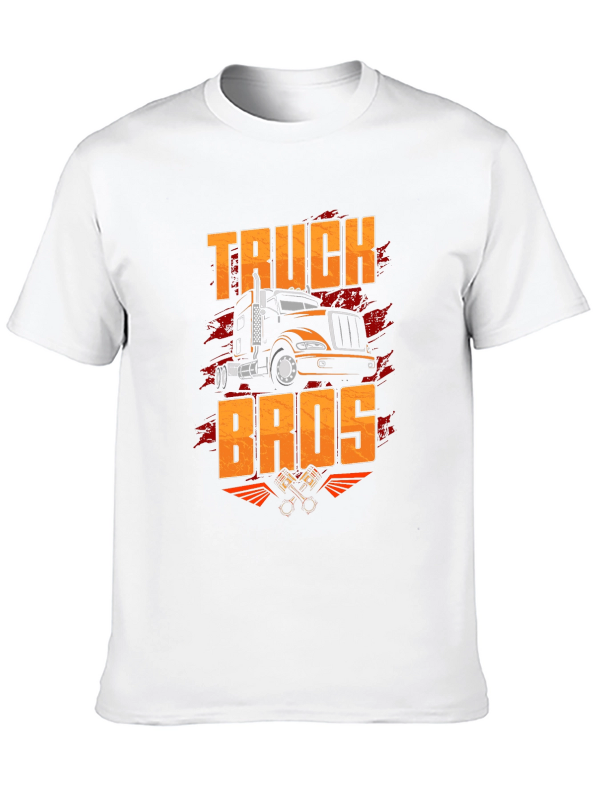 Truck Bros Graphic Tee - Black Crew Neck T-Shirt