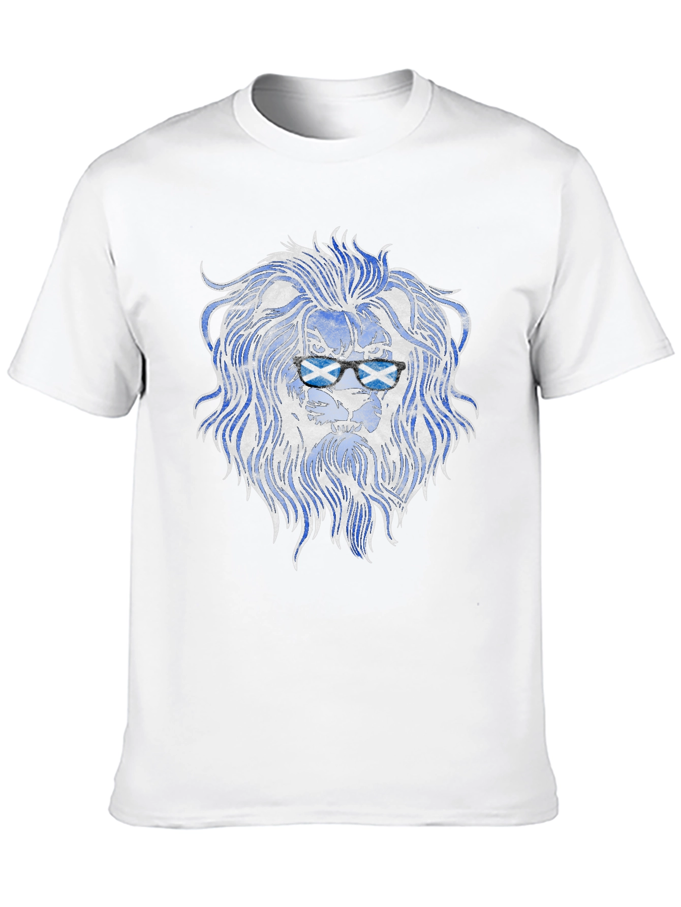 Scottish Lion Flag Graphic Mens T-Shirt