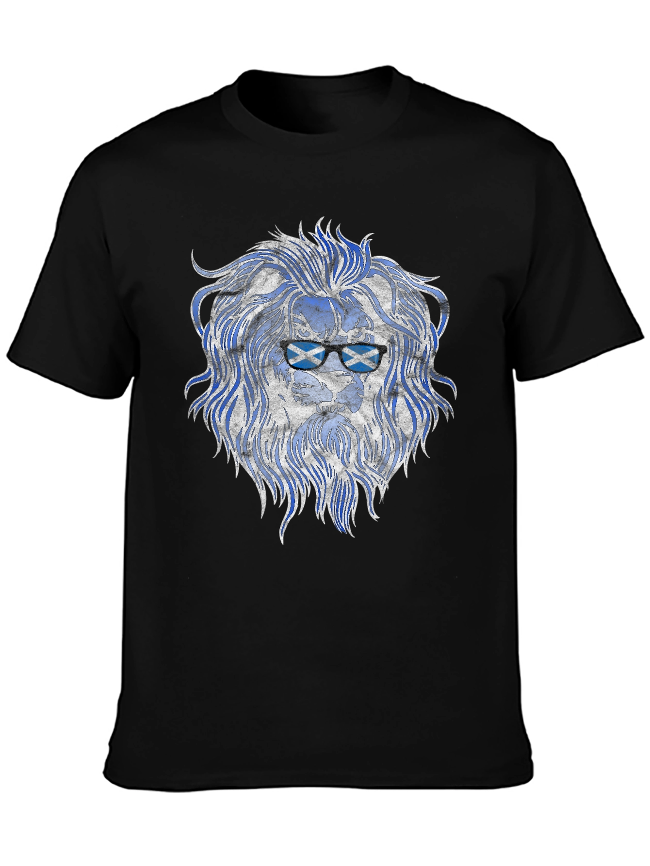 Scottish Lion Flag Graphic Mens T-Shirt