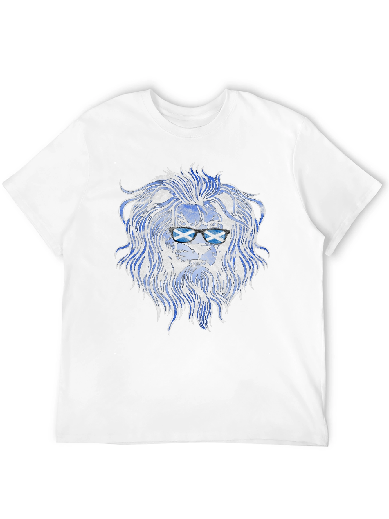 Scottish Lion Flag Graphic Mens T-Shirt