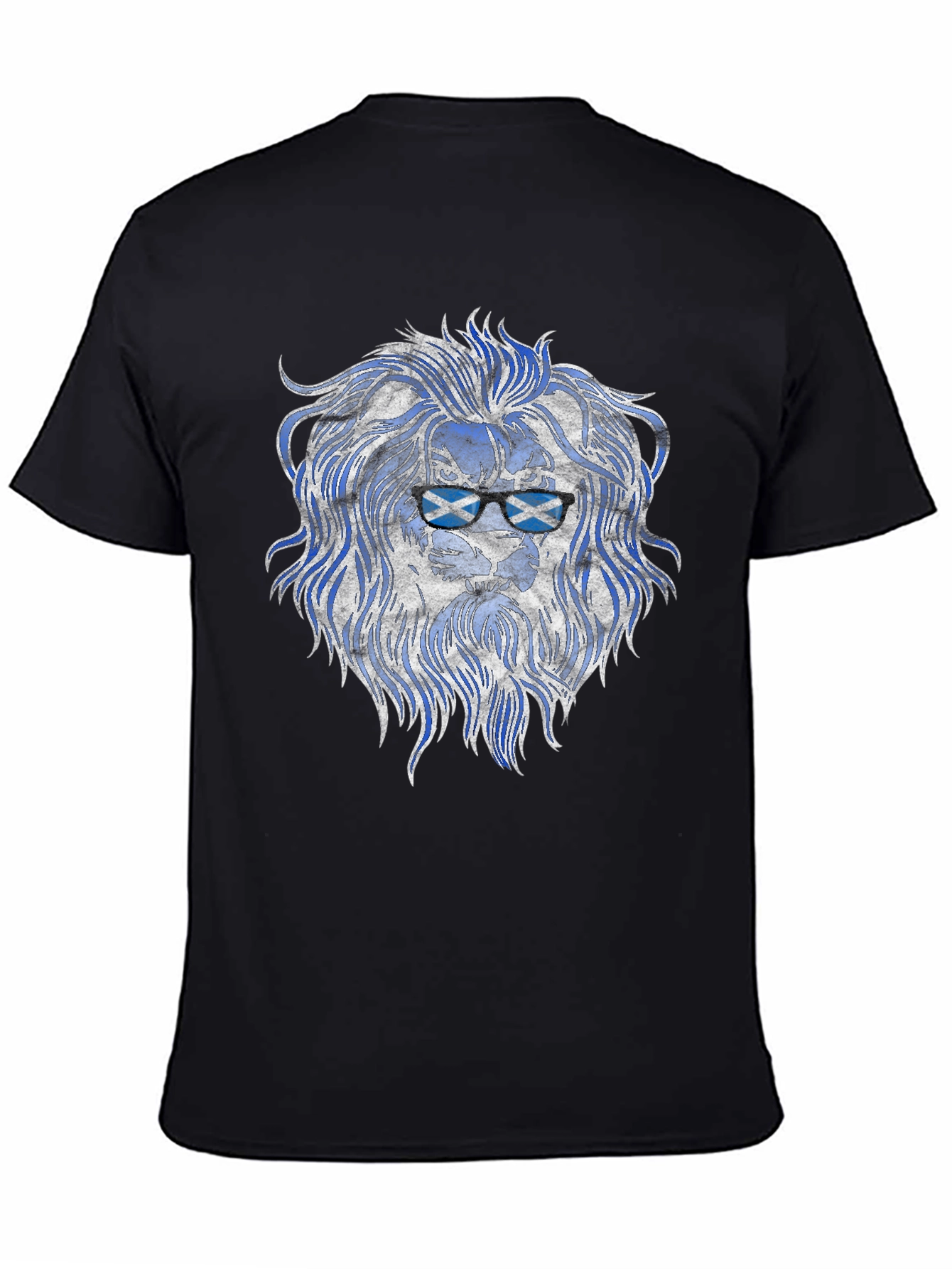 Scottish Lion Flag Graphic Mens T-Shirt