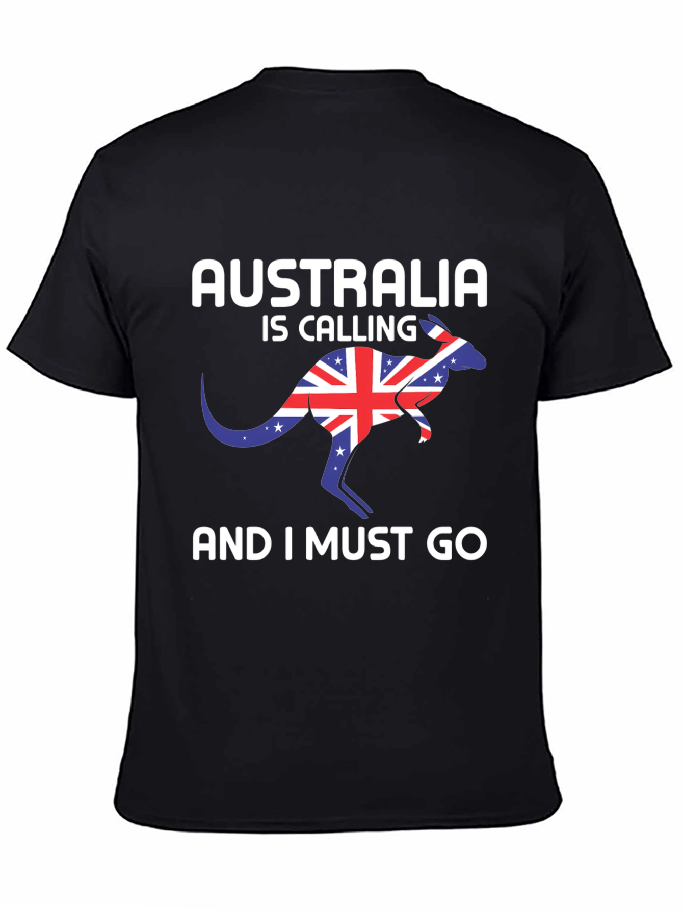 Australia Calling Black T-Shirt