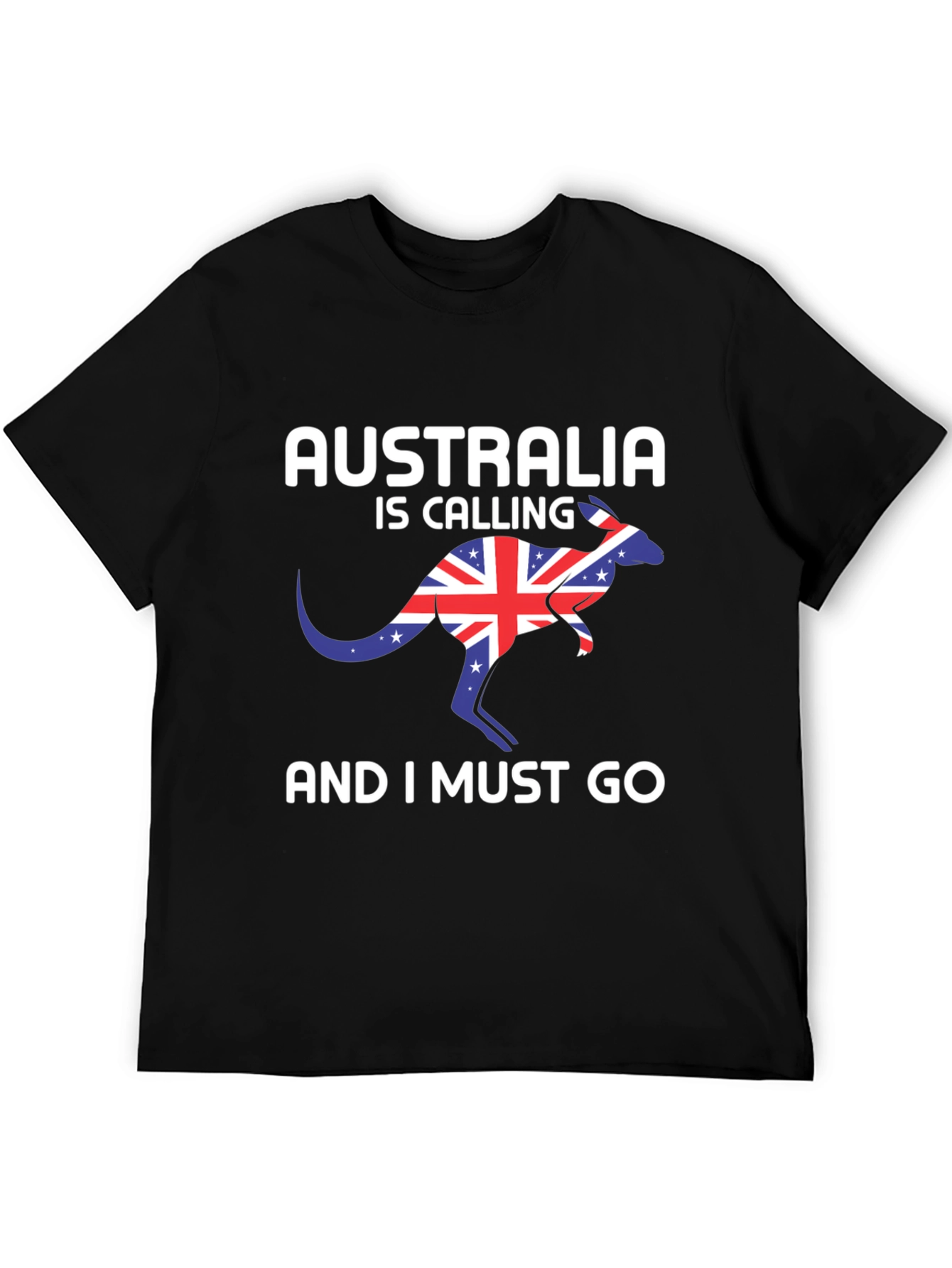 Australia Calling Black T-Shirt