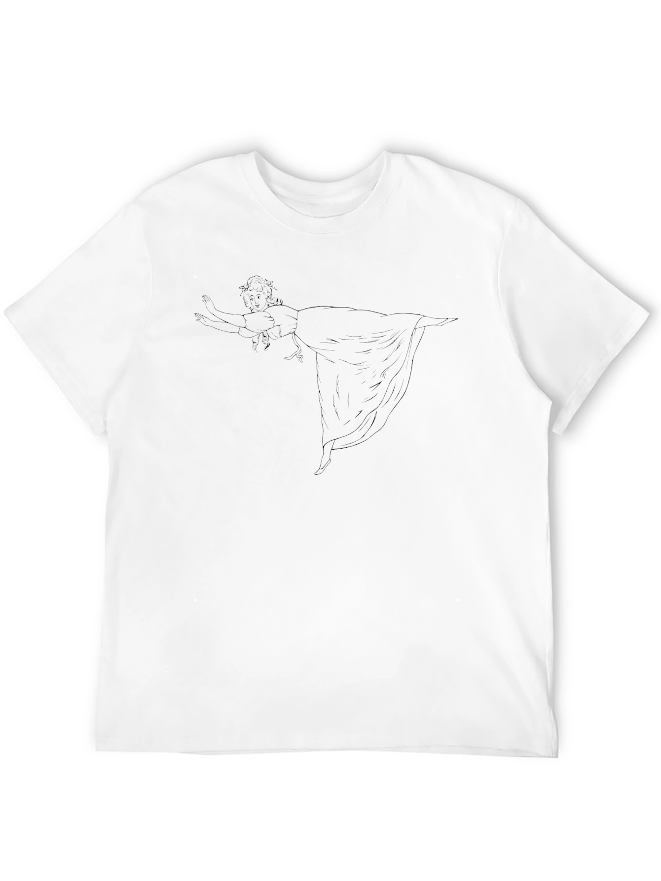 Ballerina Graphic Black T-Shirt