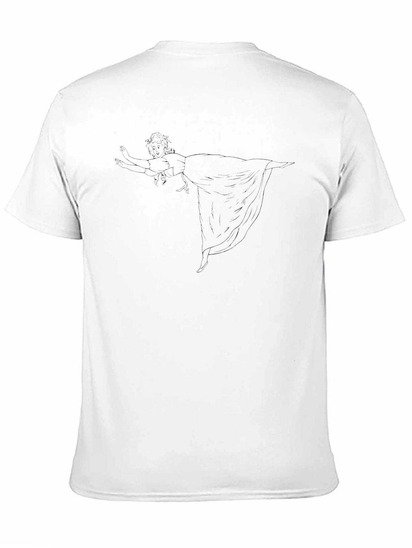 Ballerina Graphic Black T-Shirt