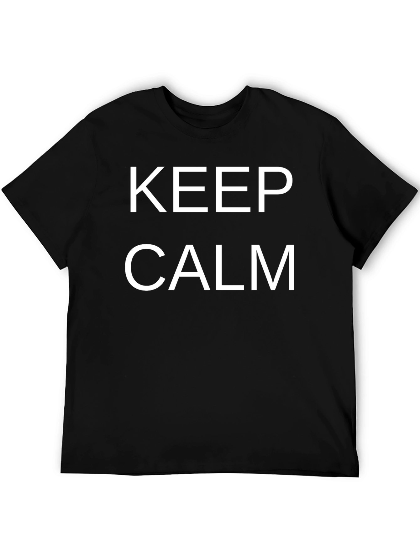 Keep Calm Graphic Tee - Classic Comfort