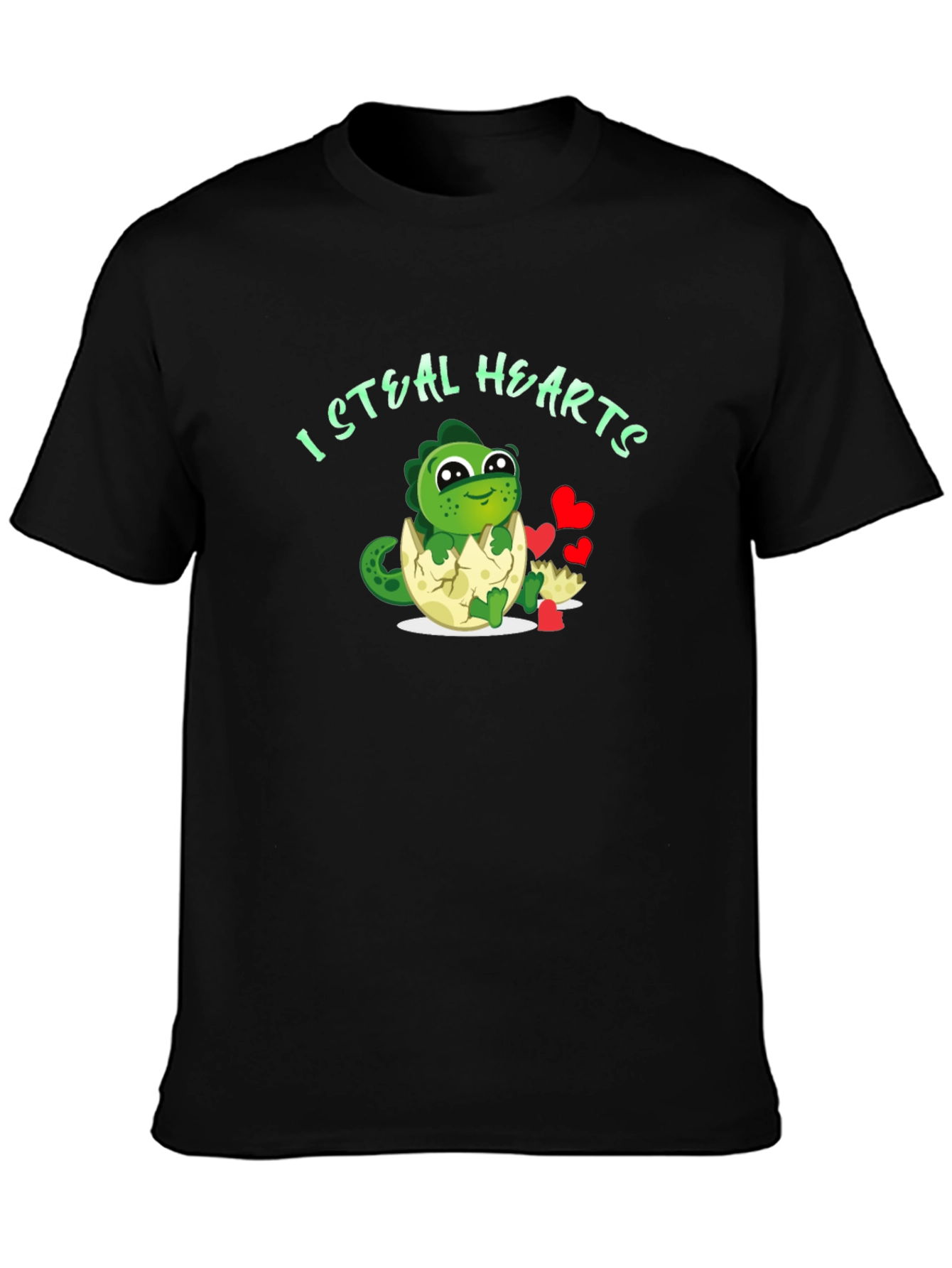 I Steal Hearts Dinosaur Tee