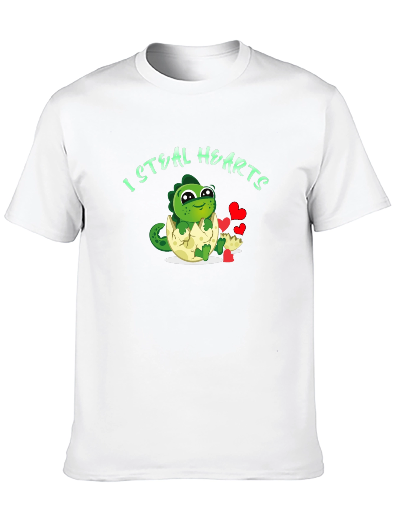 I Steal Hearts Dinosaur Tee
