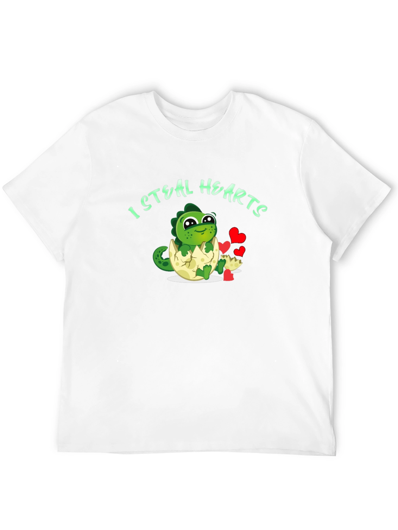 I Steal Hearts Dinosaur Tee