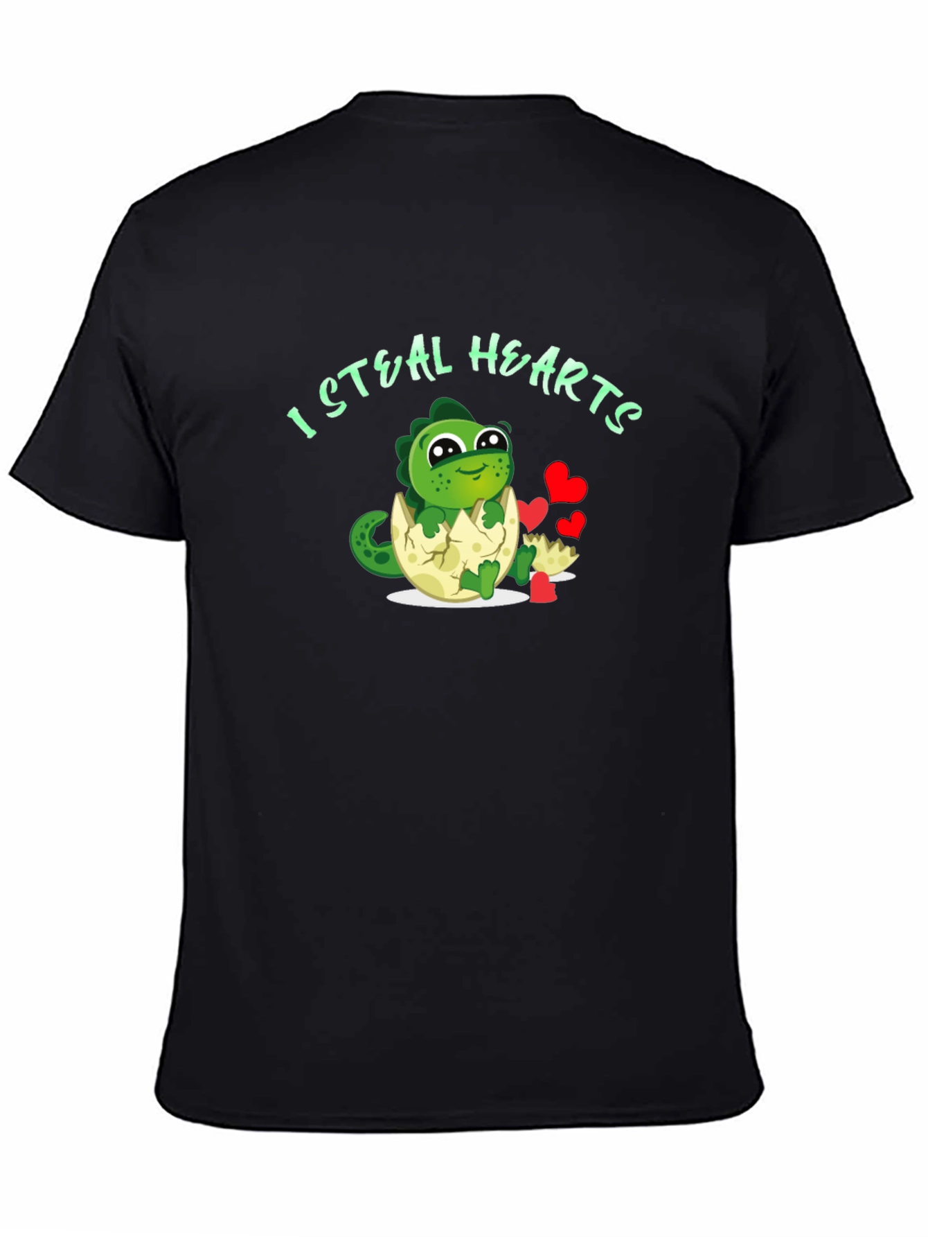 I Steal Hearts Dinosaur Tee