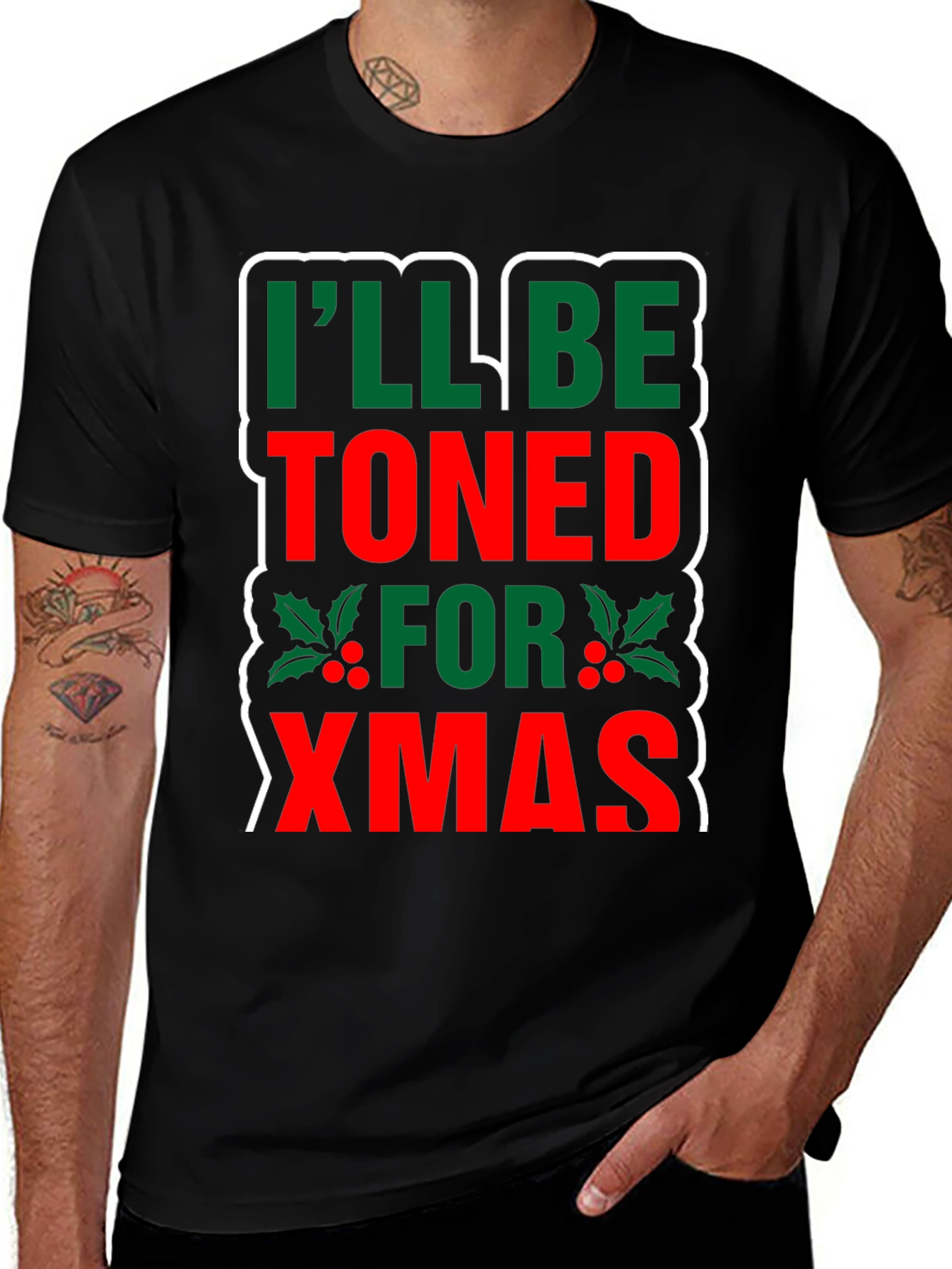 Funny Christmas Workout T-Shirt