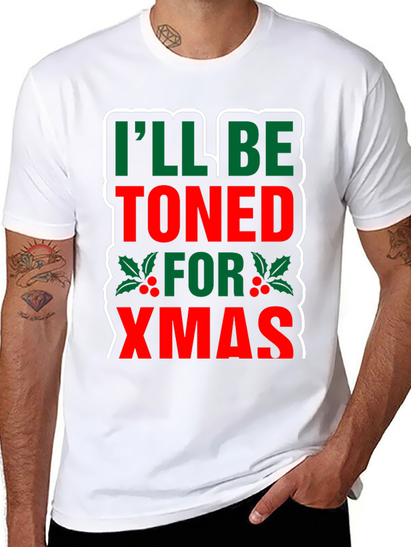 Funny Christmas Workout T-Shirt