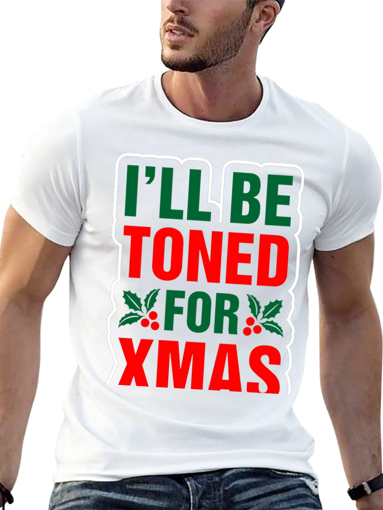 Funny Christmas Workout T-Shirt