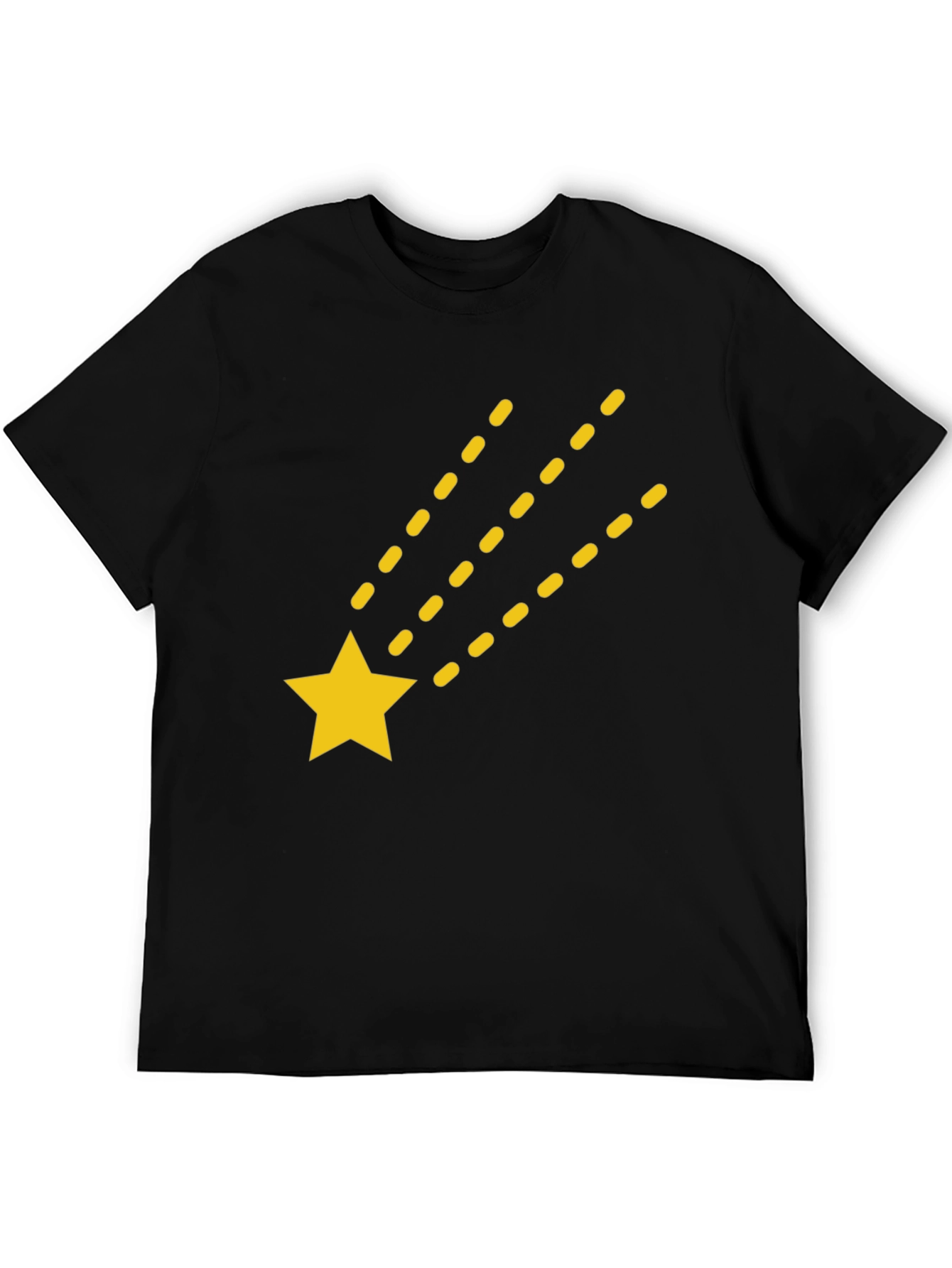 Shooting Star Graphic Black T-Shirt