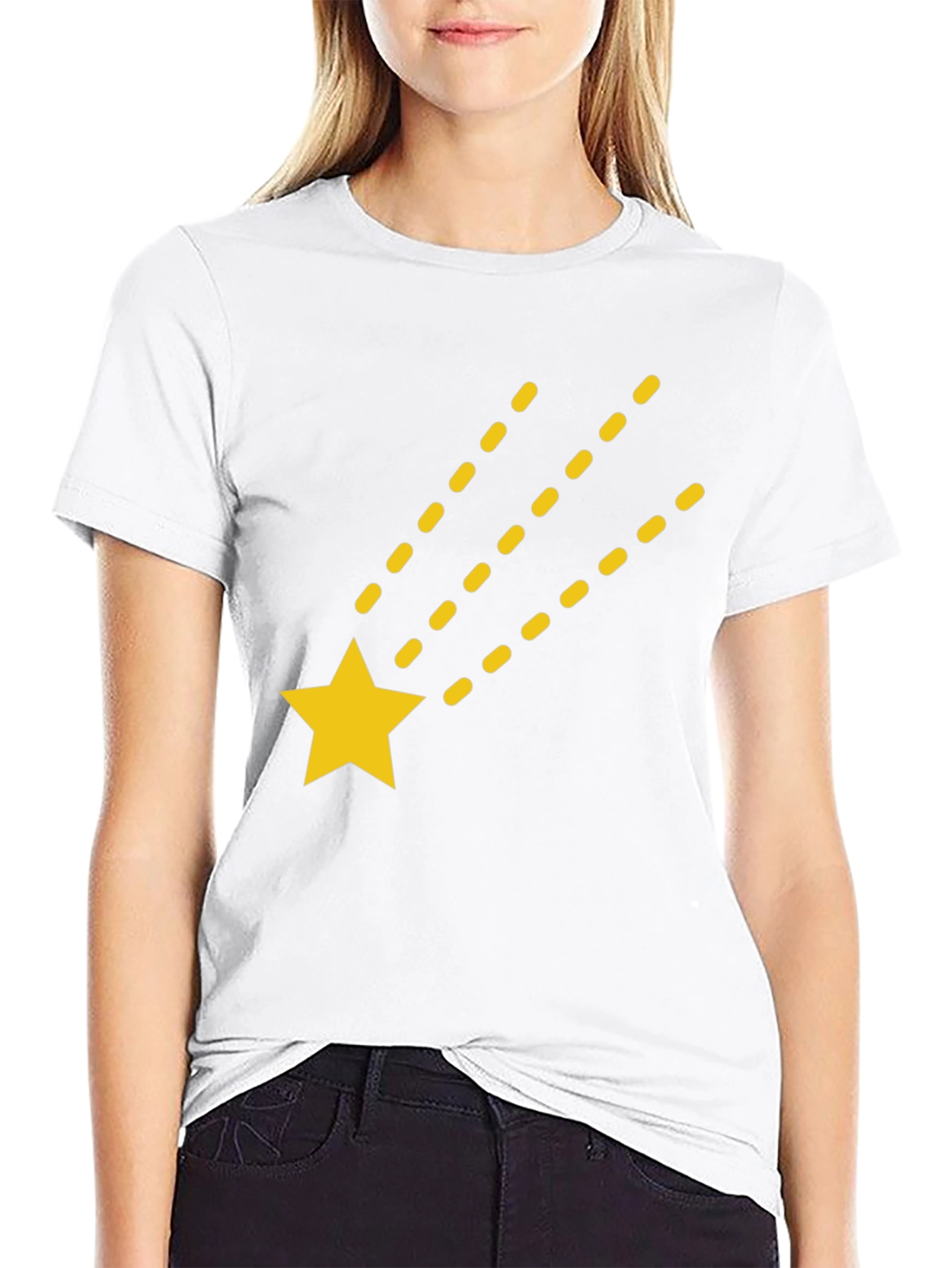 Shooting Star Graphic Black T-Shirt
