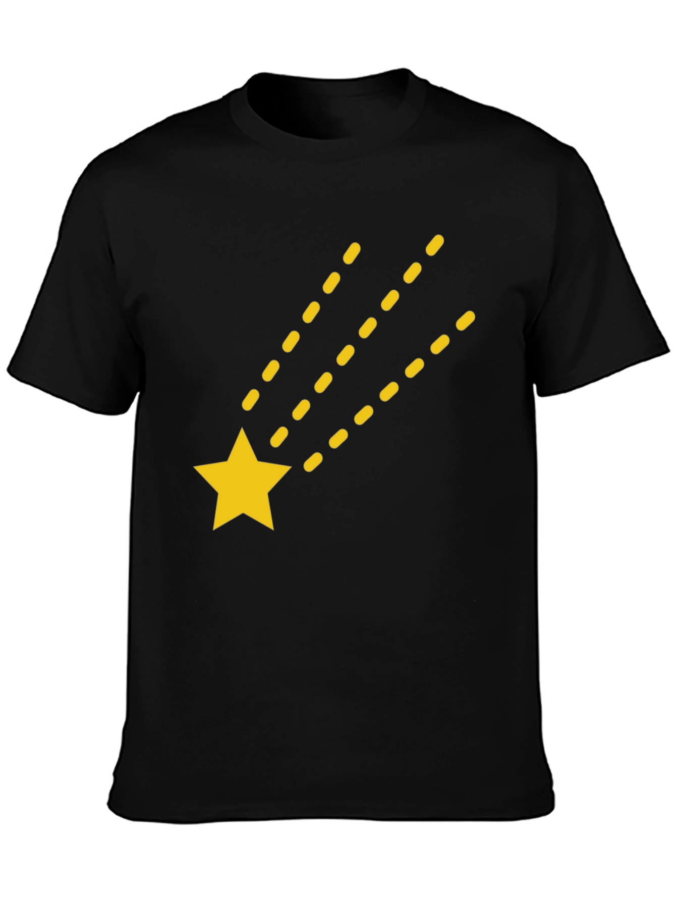 Shooting Star Graphic Black T-Shirt