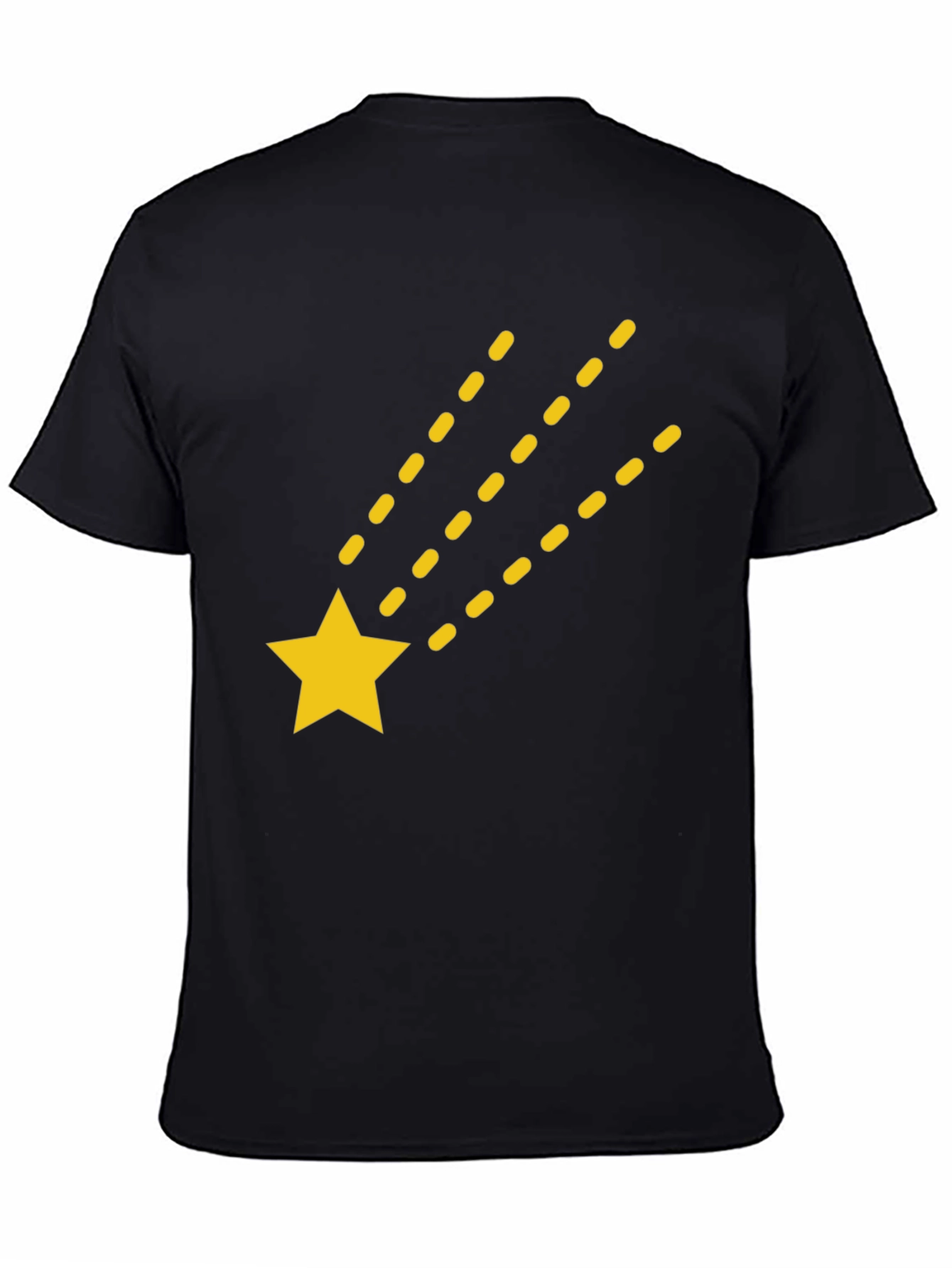 Shooting Star Graphic Black T-Shirt