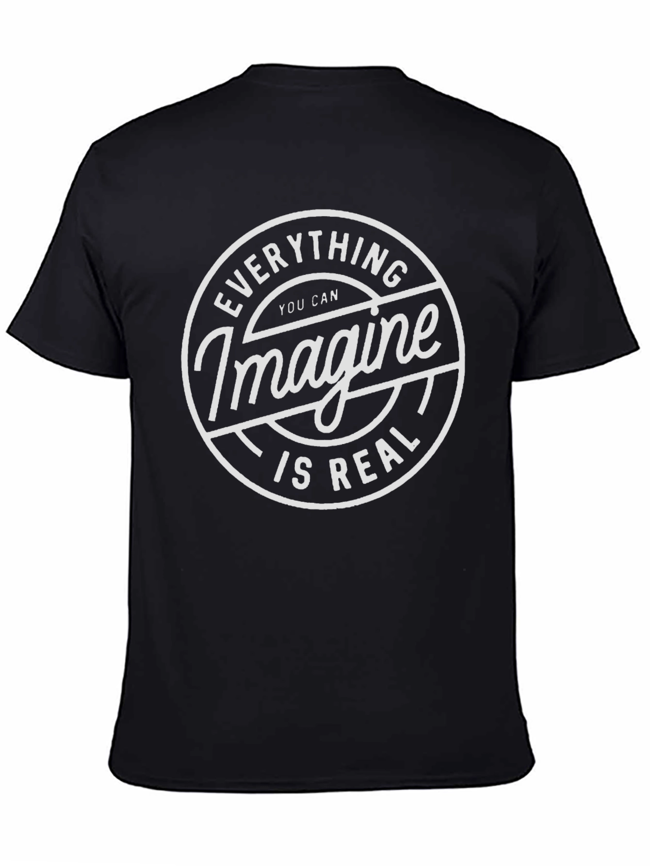 Imagine Is Real Black T-Shirt