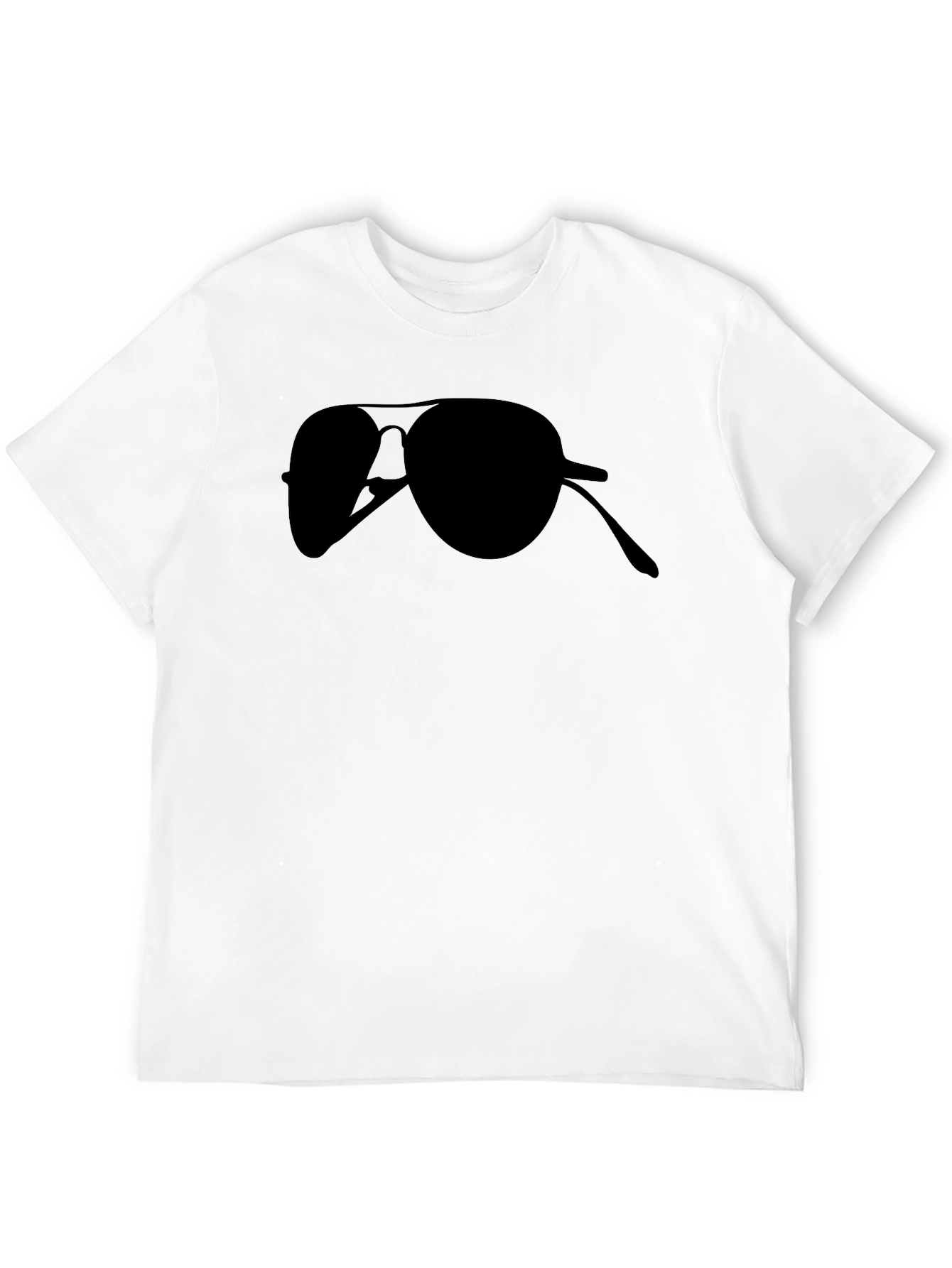 Aviator Sunglasses Graphic Tee - Cool Black Shirt