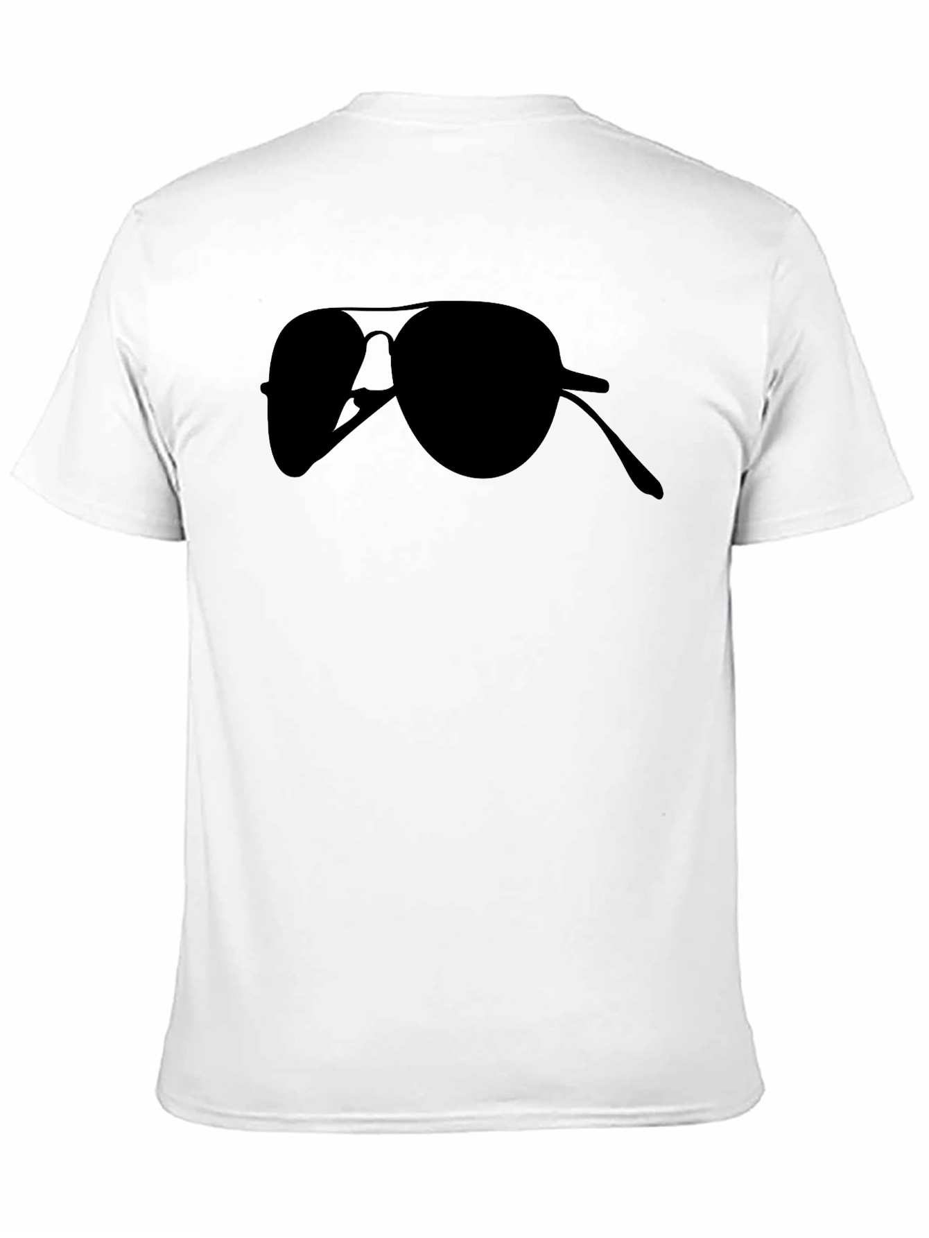 Aviator Sunglasses Graphic Tee - Cool Black Shirt