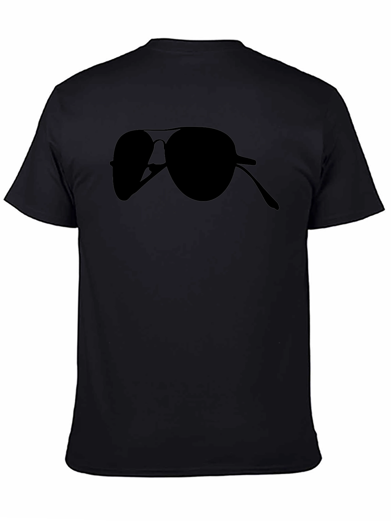 Aviator Sunglasses Graphic Tee - Cool Black Shirt