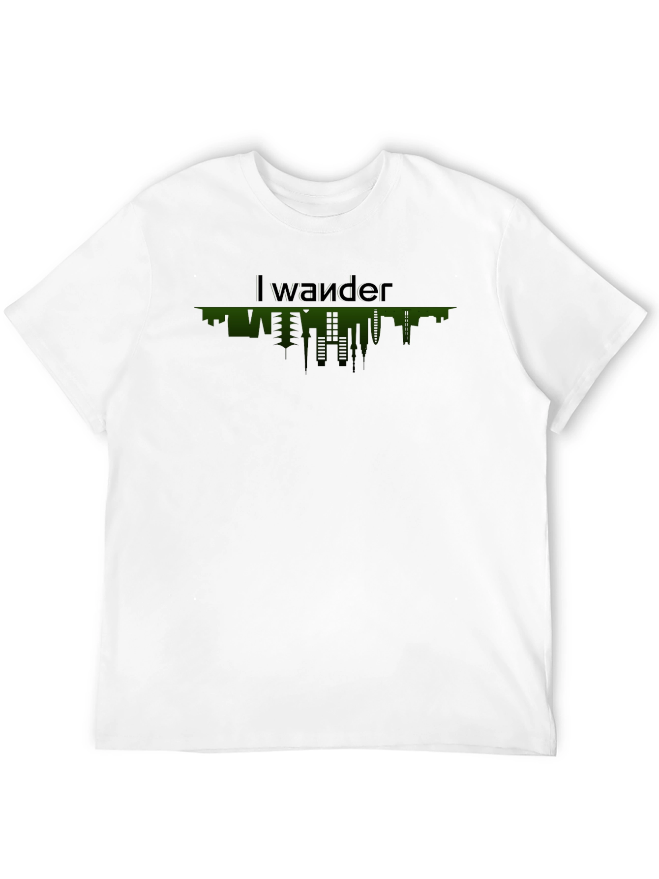 I Wander Upside Down City T-Shirt