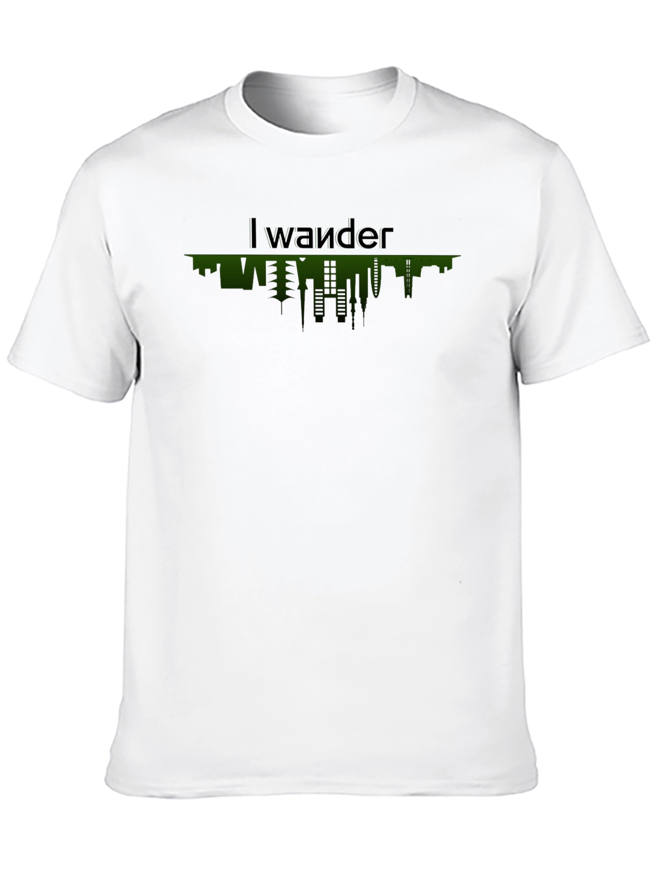 I Wander Upside Down City T-Shirt