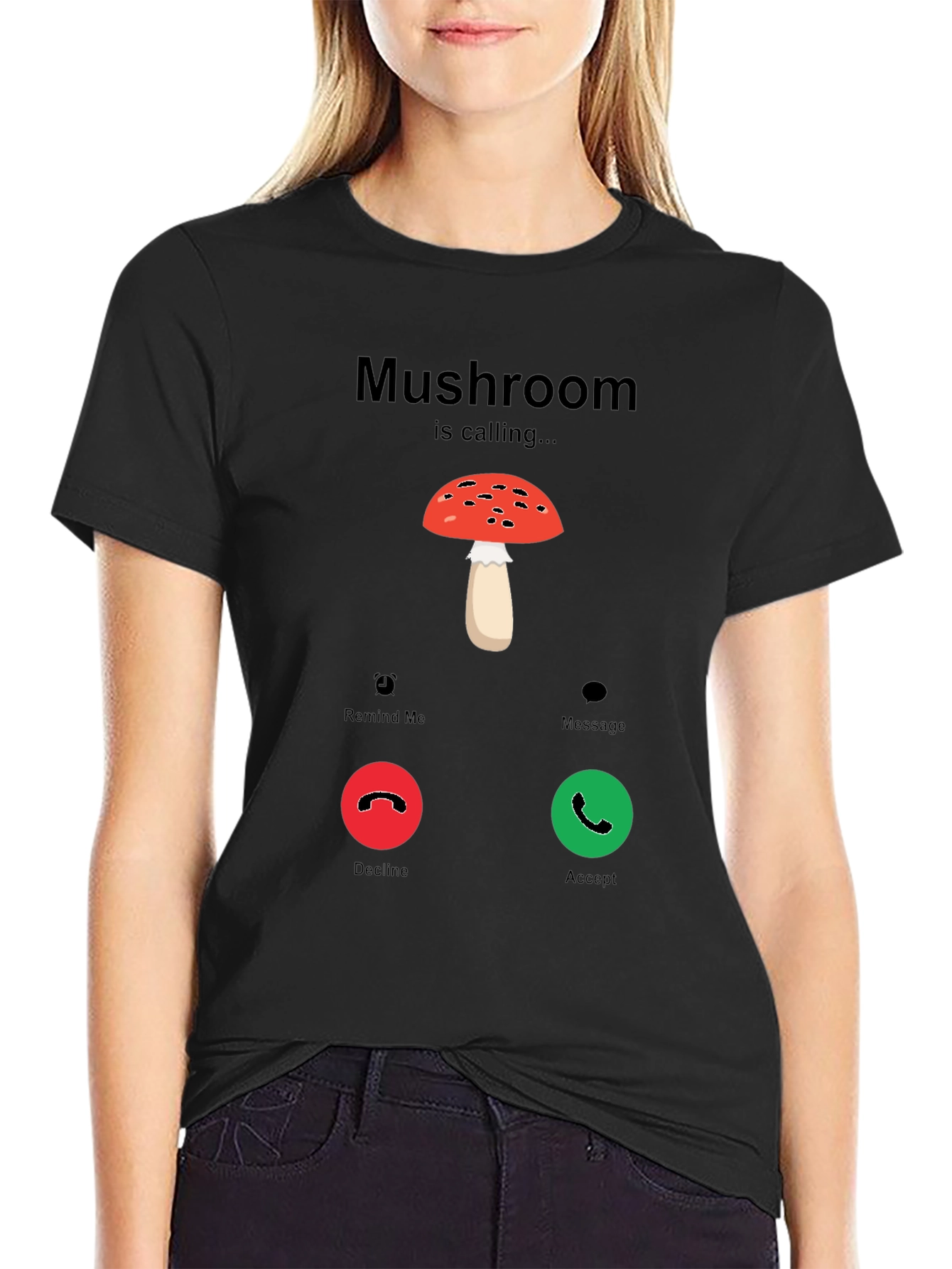 Mushroom Calling T-Shirt - Funny Graphic Tee