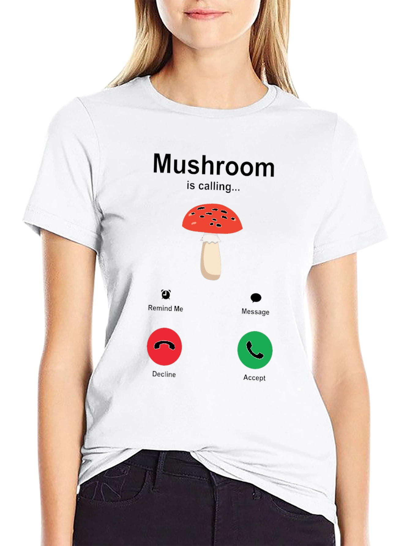 Mushroom Calling T-Shirt - Funny Graphic Tee