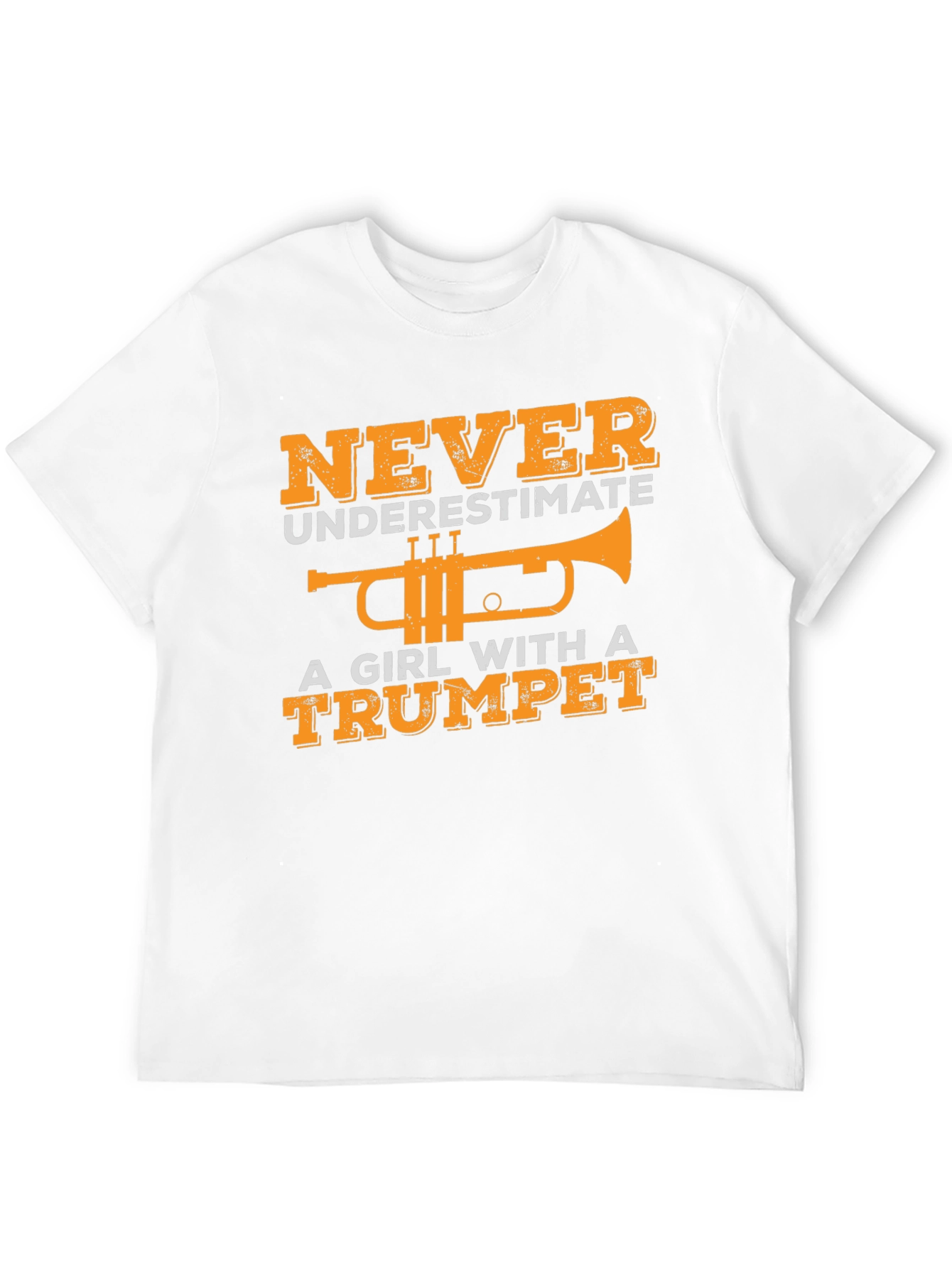 Girl with Trumpet Graphic T-Shirt