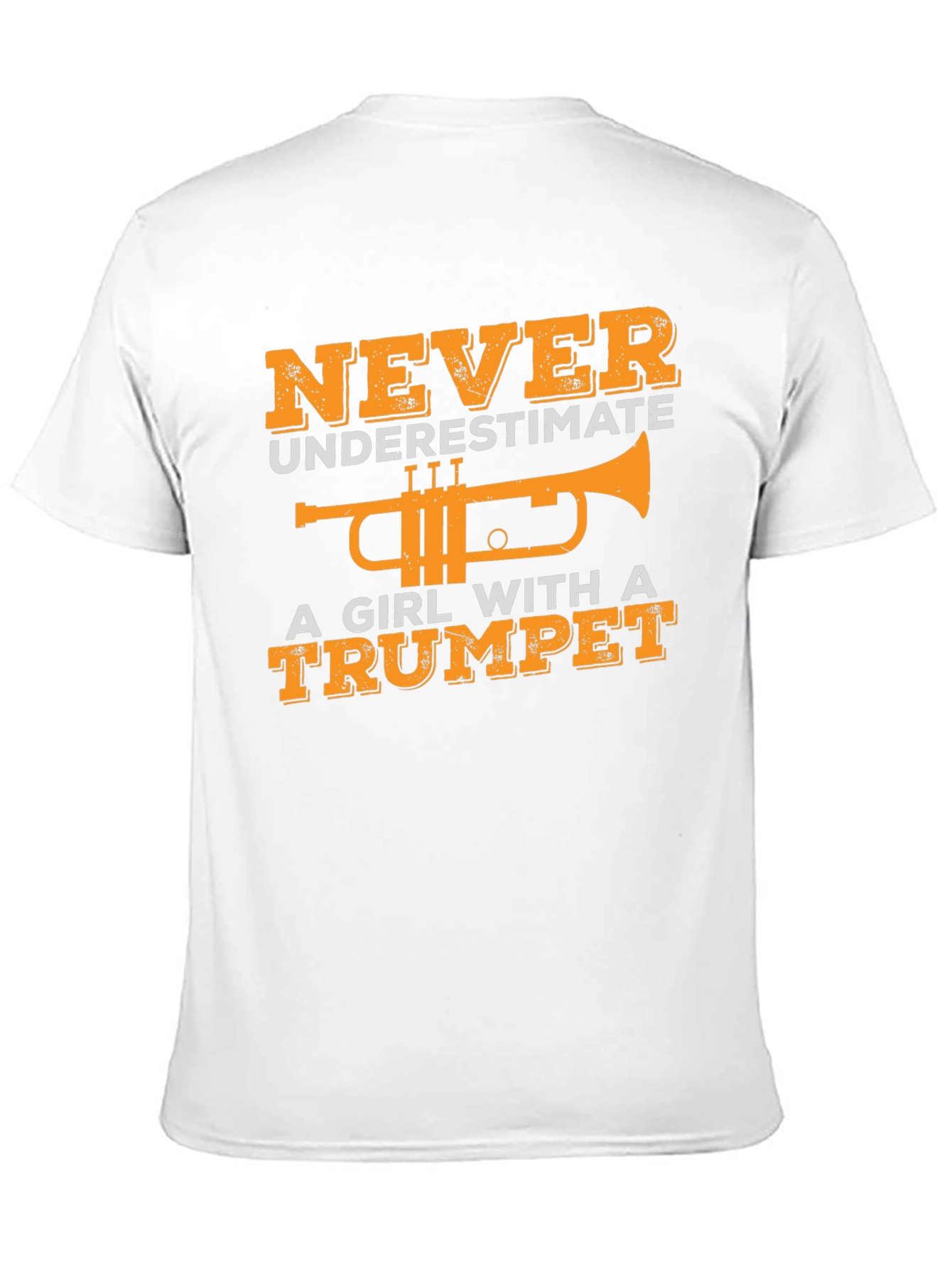 Girl with Trumpet Graphic T-Shirt