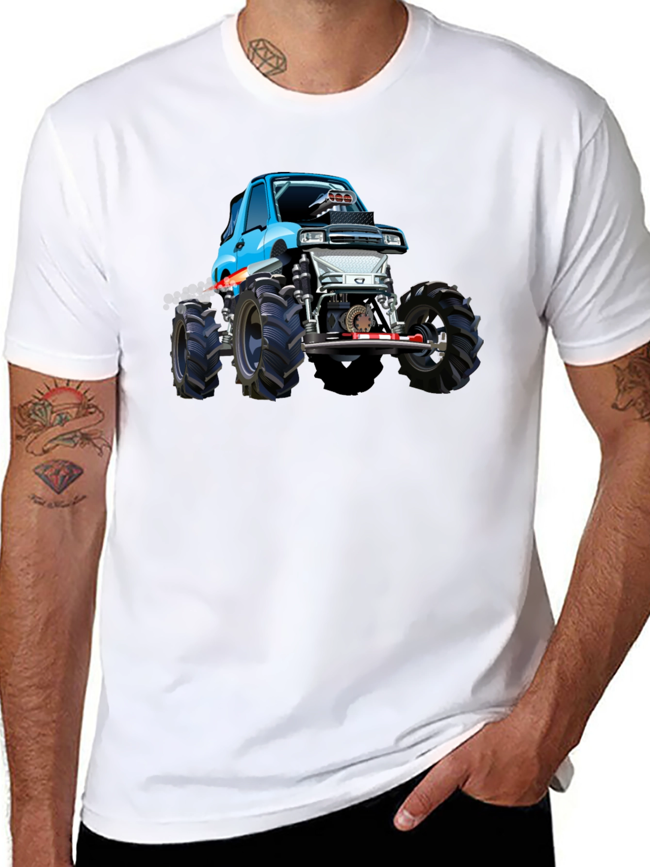 Monster Truck Graphic T-Shirt - Bold Design
