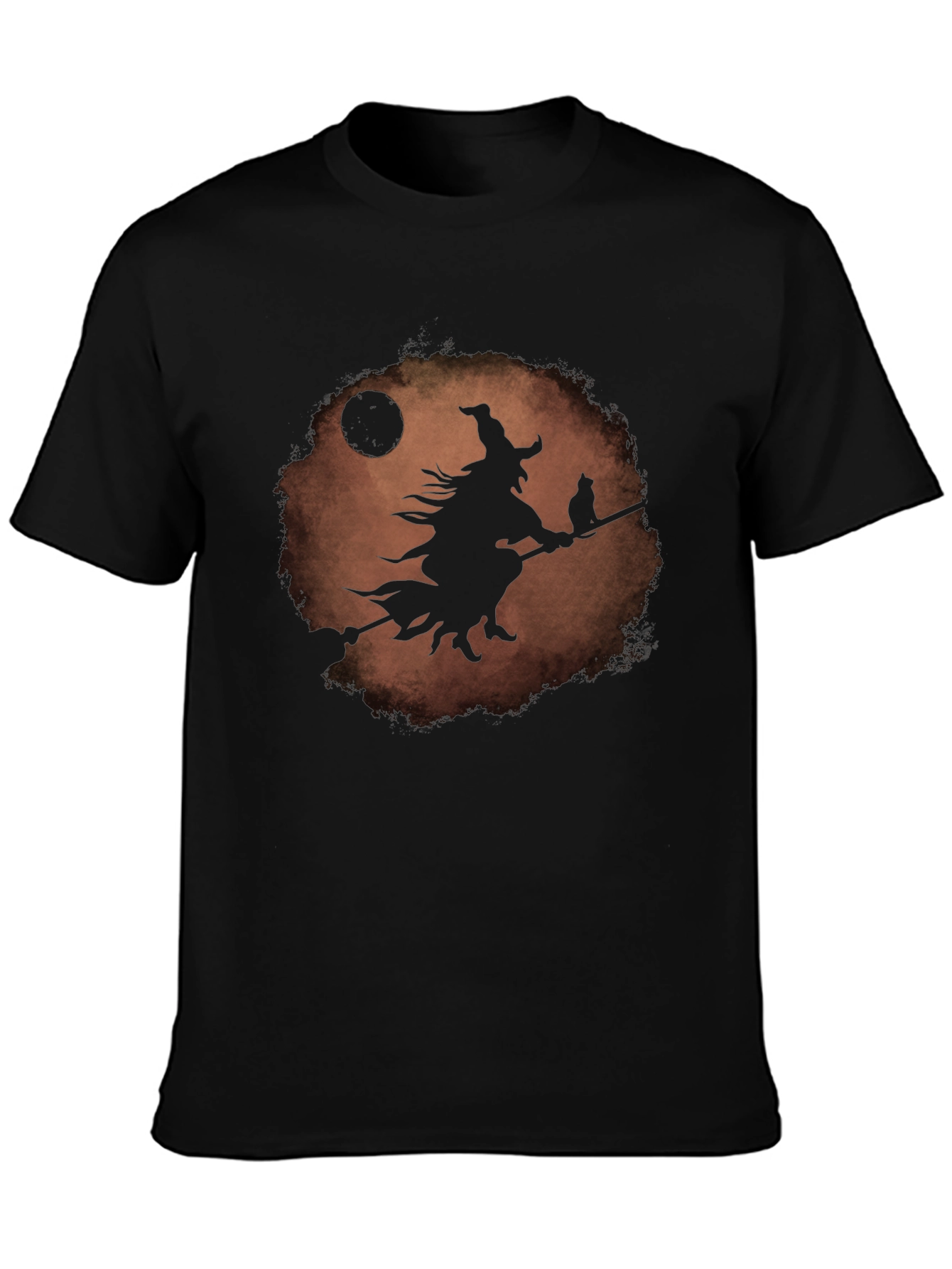 Witch & Cat Halloween T-Shirt