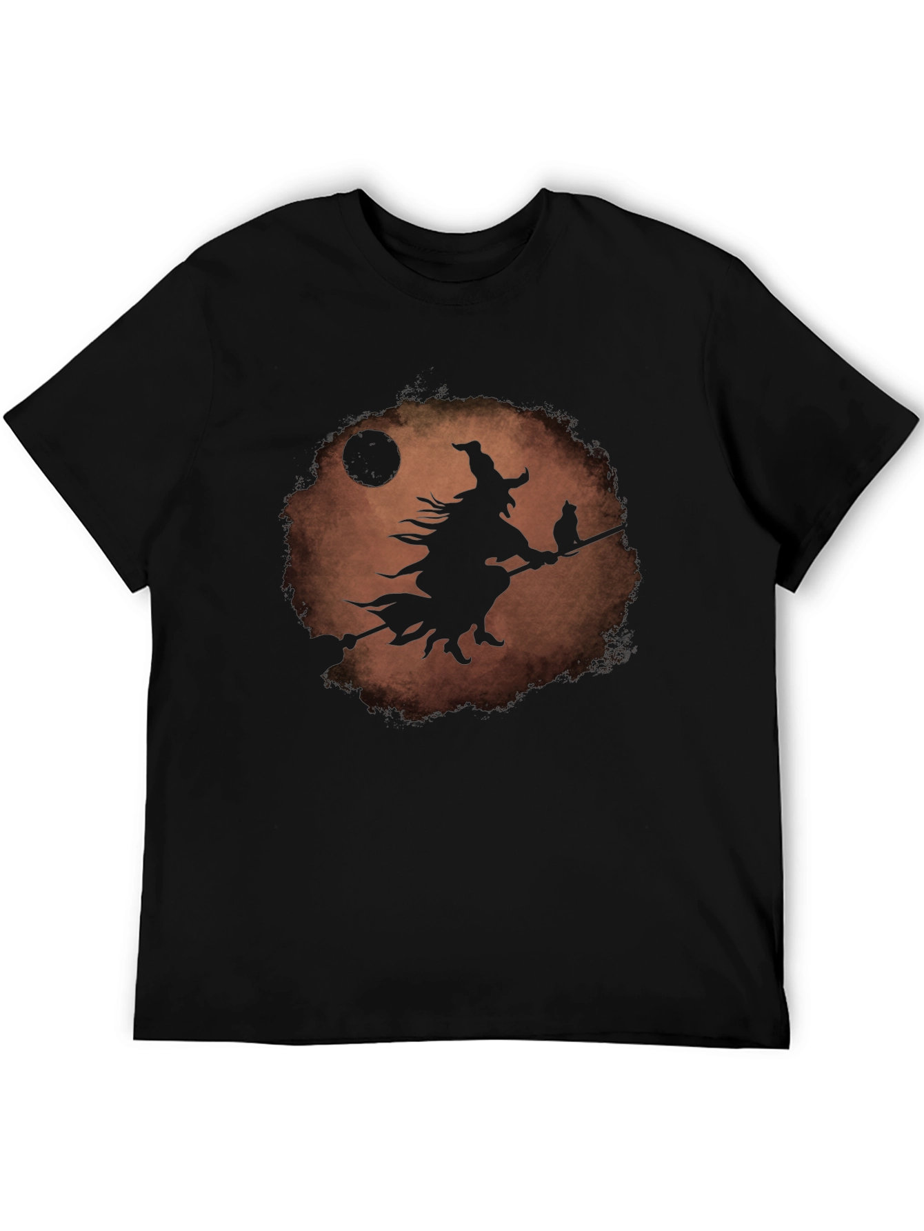 Witch & Cat Halloween T-Shirt