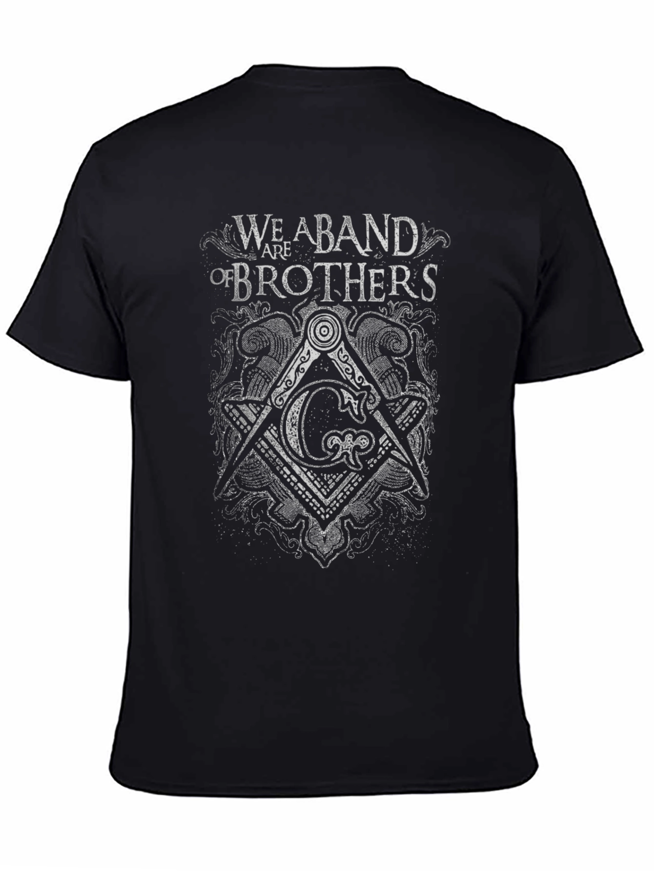 We Are Abandoned of Brothers Black T-Shirt