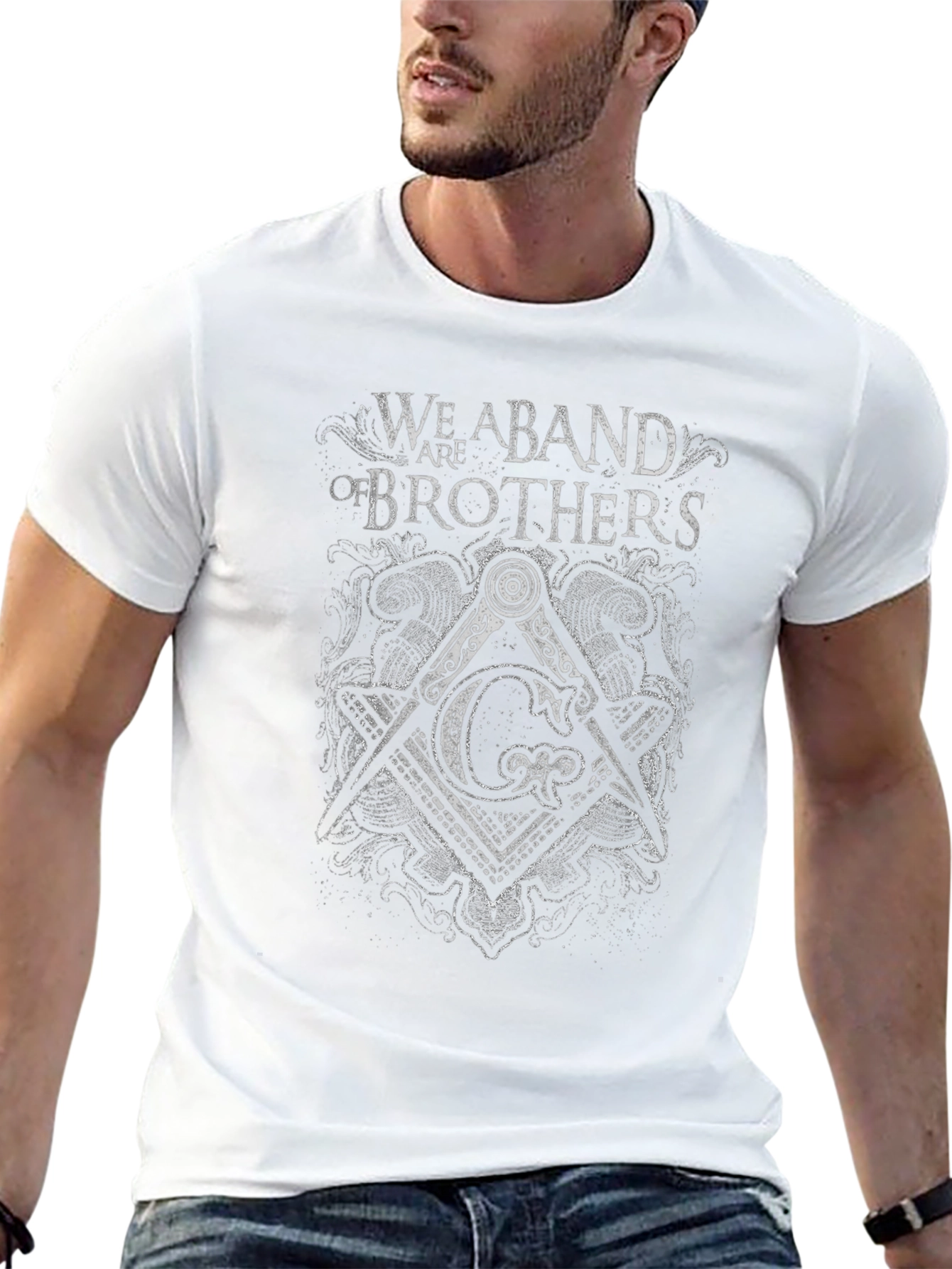 We Are Abandoned of Brothers Black T-Shirt