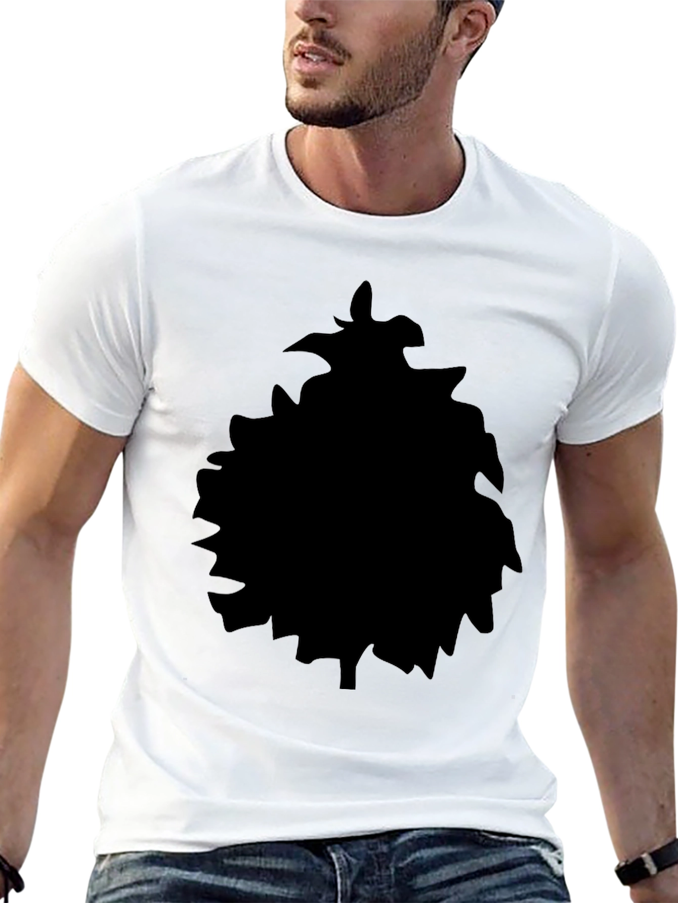 Black Silhouette Graphic Tee
