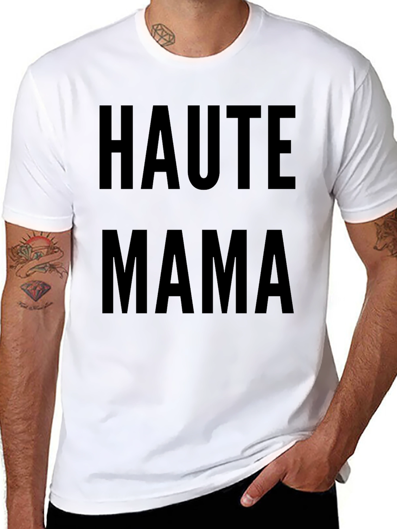 Haute Mama Graphic Tee - Stylish Motherhood T-Shirt