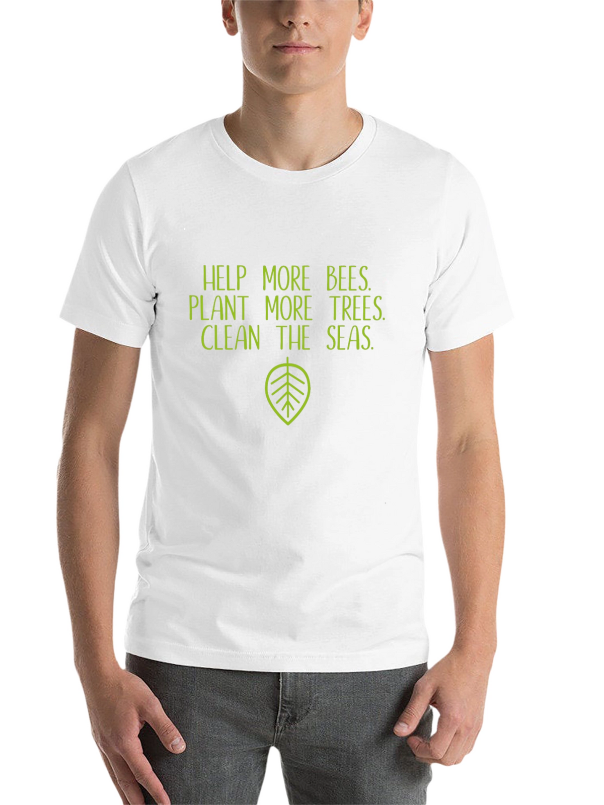 Eco-Friendly Graphic Tee - Help Bees Plant Trees